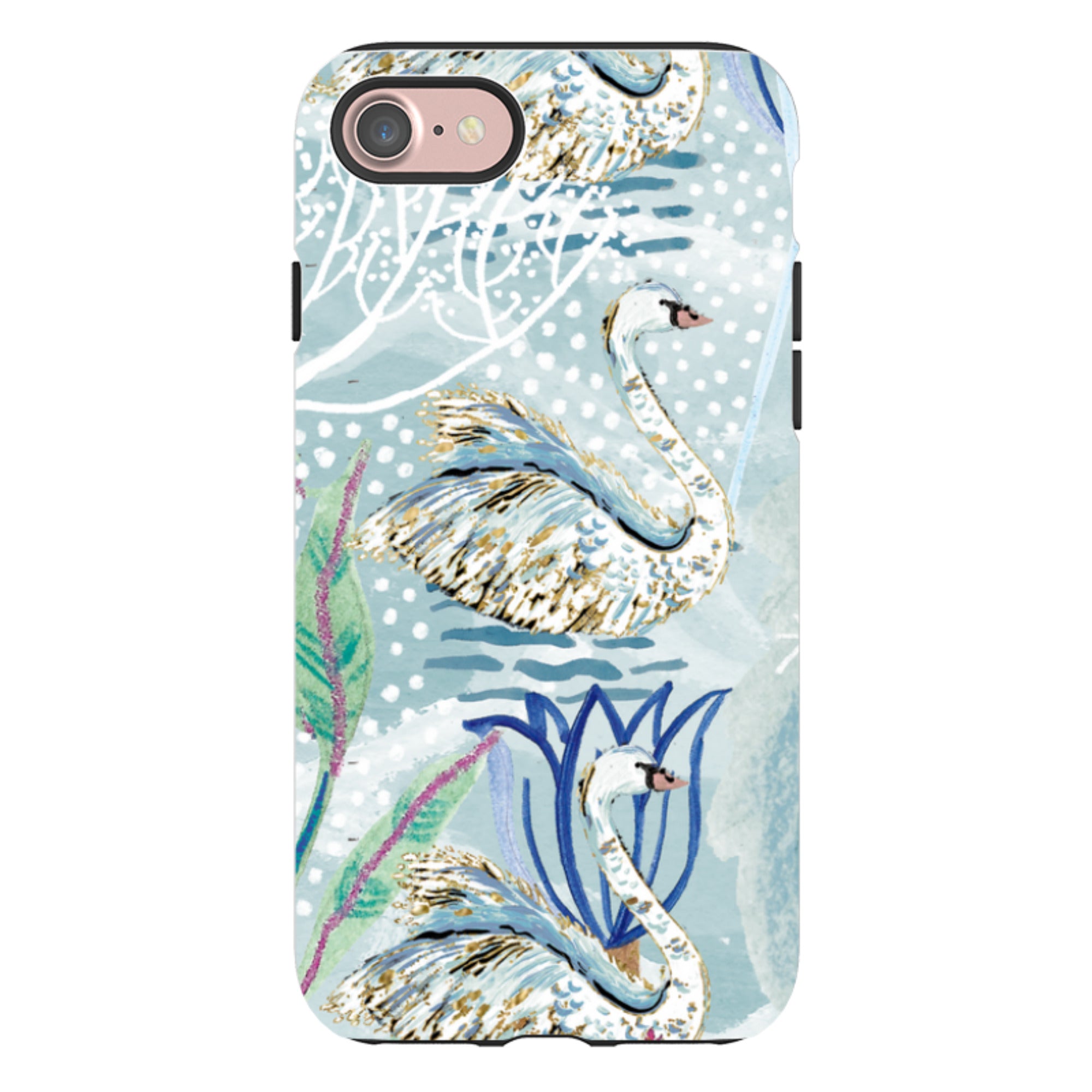 iPhone Tough Case - Seven Swans III By Emma Frances Grant