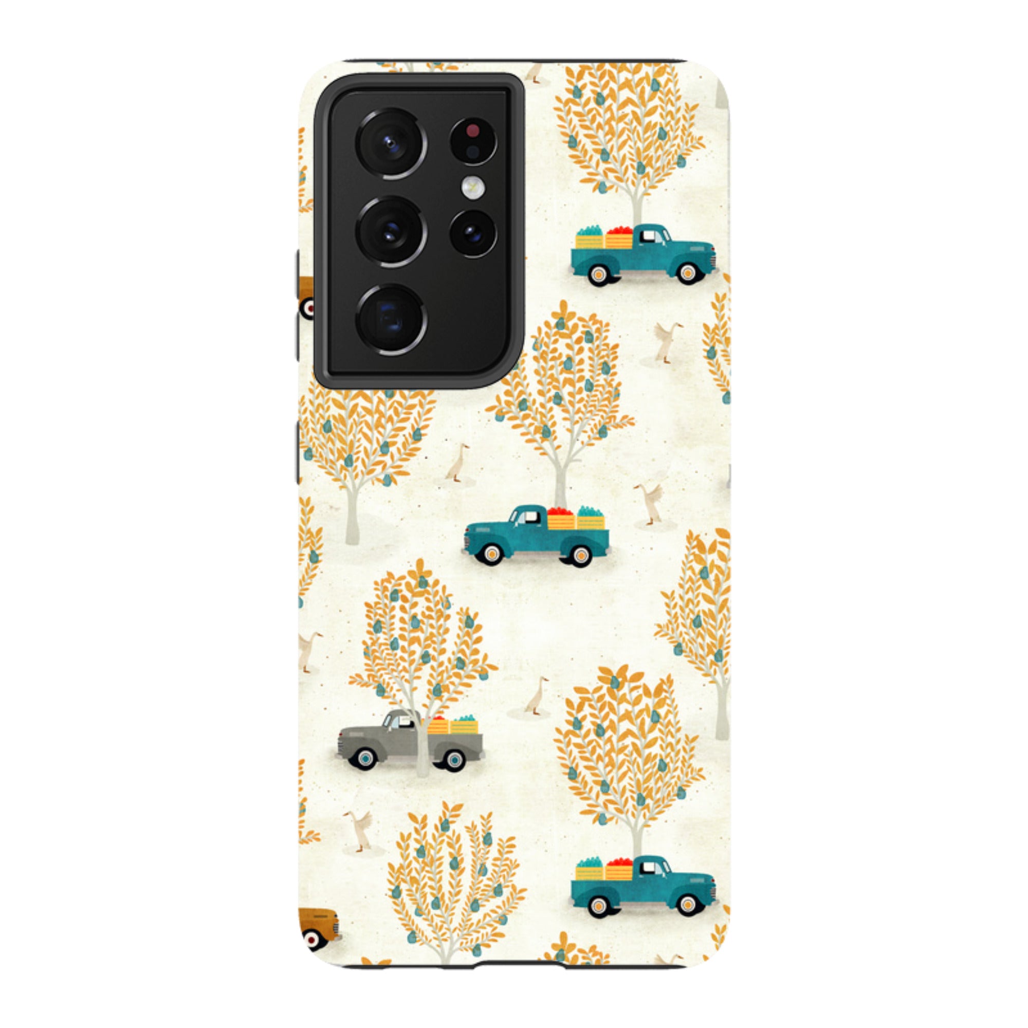 Samsung Tough Case - Pear Trees and Trucks By Katherine Quinn
