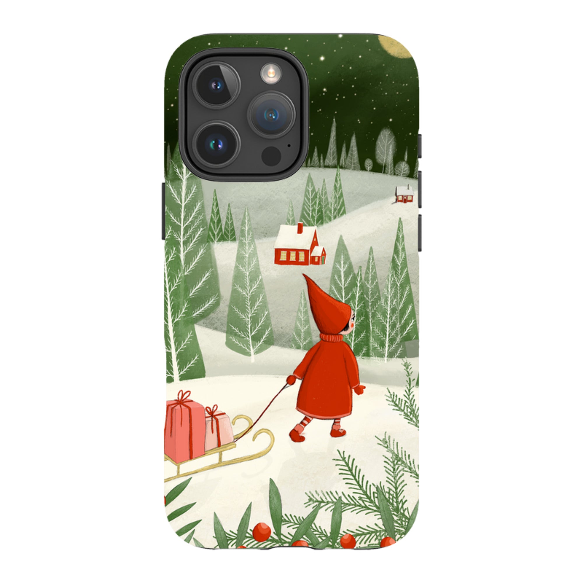 iPhone Tough Case - Christmas Night By Maja Lindberg
