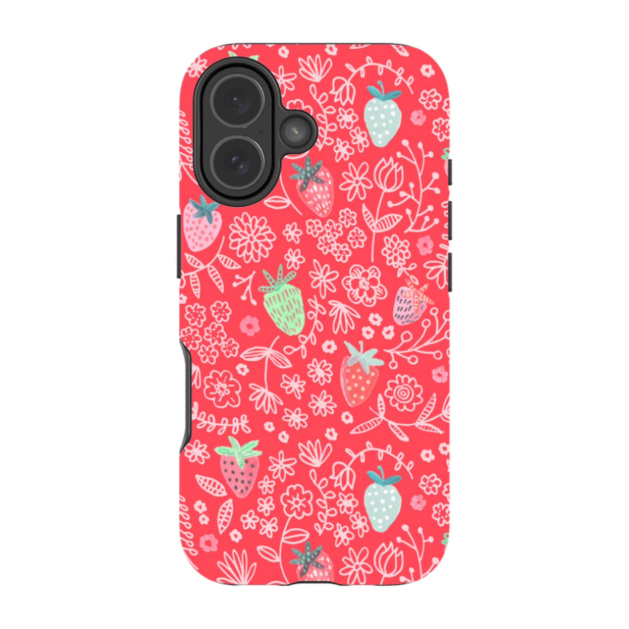 iPhone MagSafe Tough Case -  Strawberries By Caroline Bonne Muller