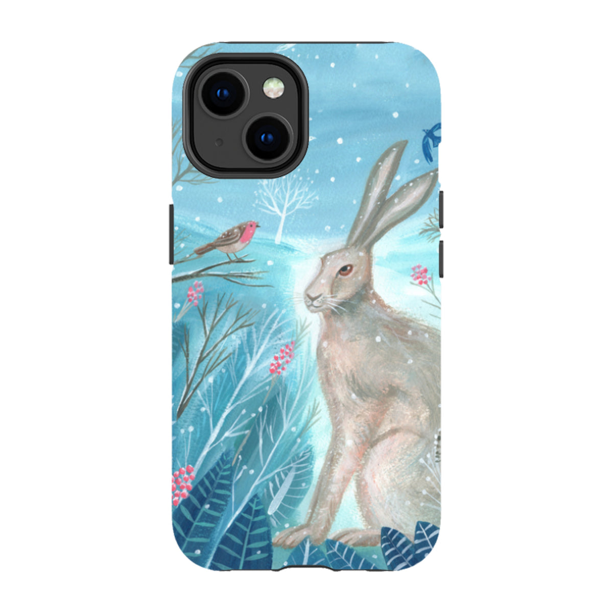 iPhone Tough Case - Winter Hare By Mary Stubberfield