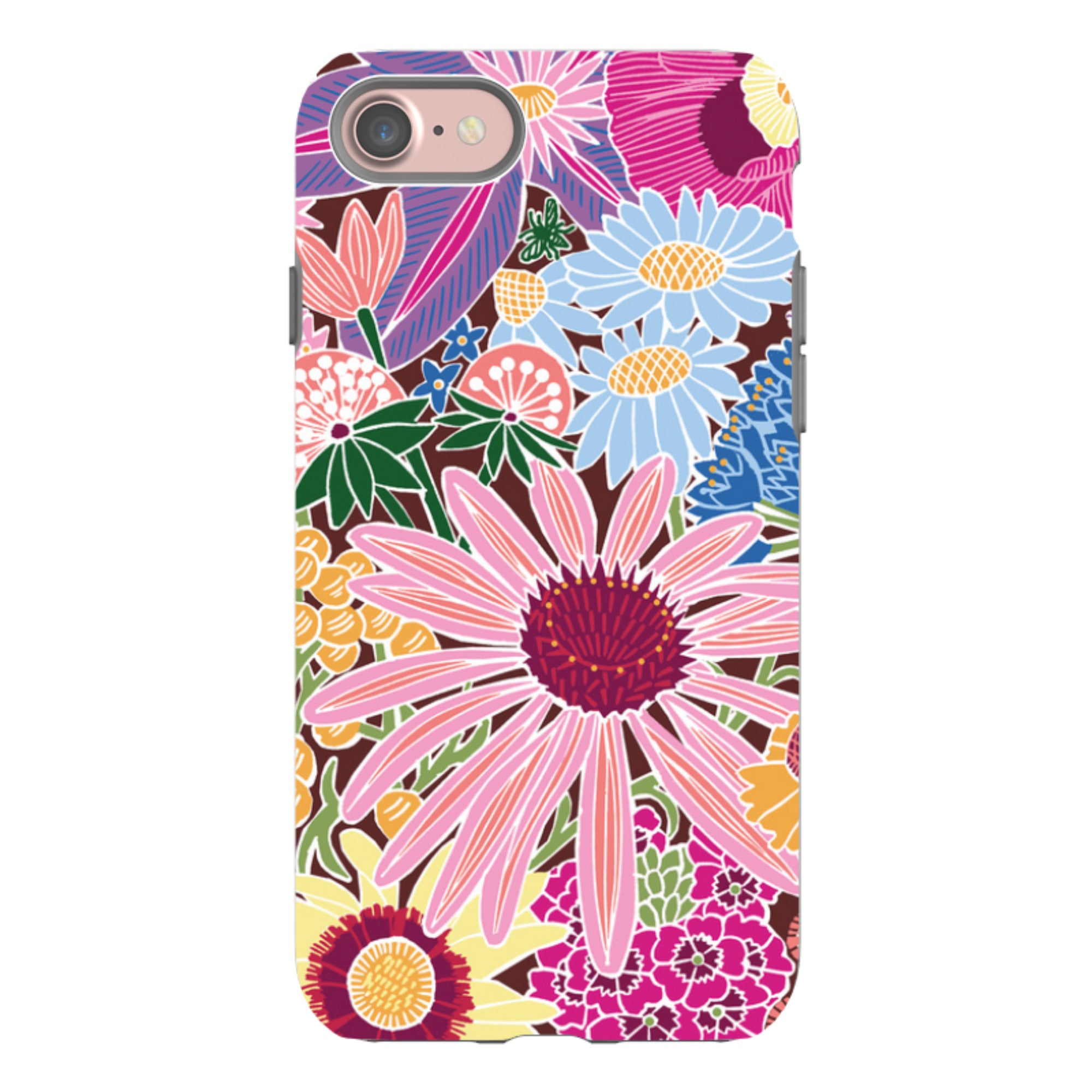 iPhone Tough Case - Jigsaw Floral 1 By Kate Heiss