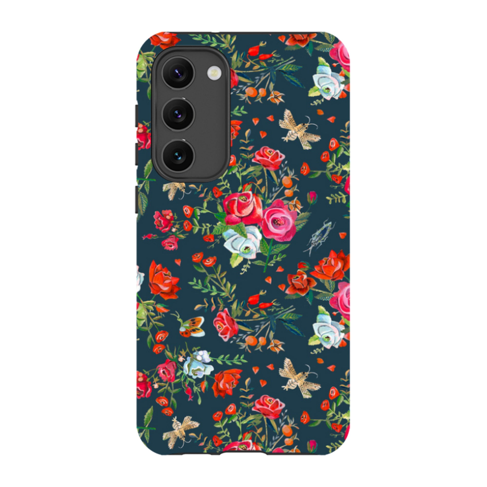 Samsung Tough Case - Blue Roses By Caroline Bonne Muller