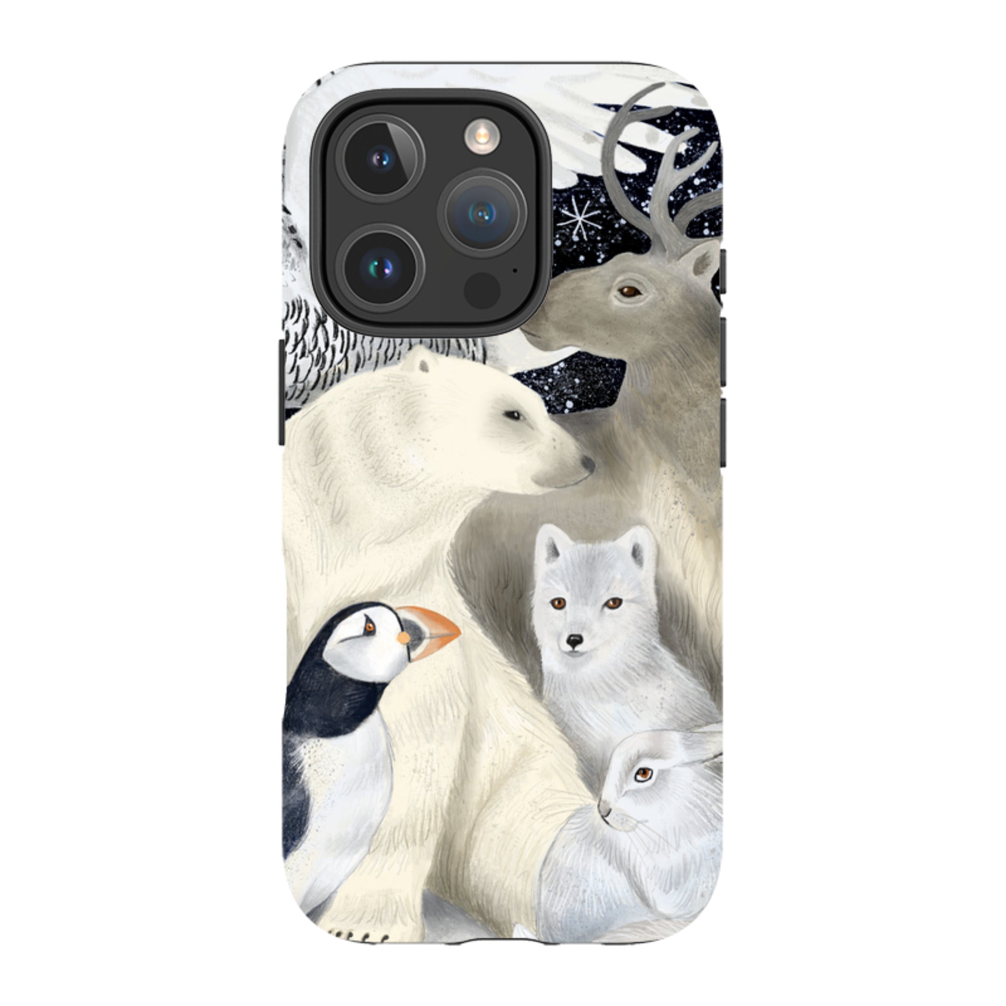 iPhone Tough Case - Creatures Of The North By Bex Parkin
