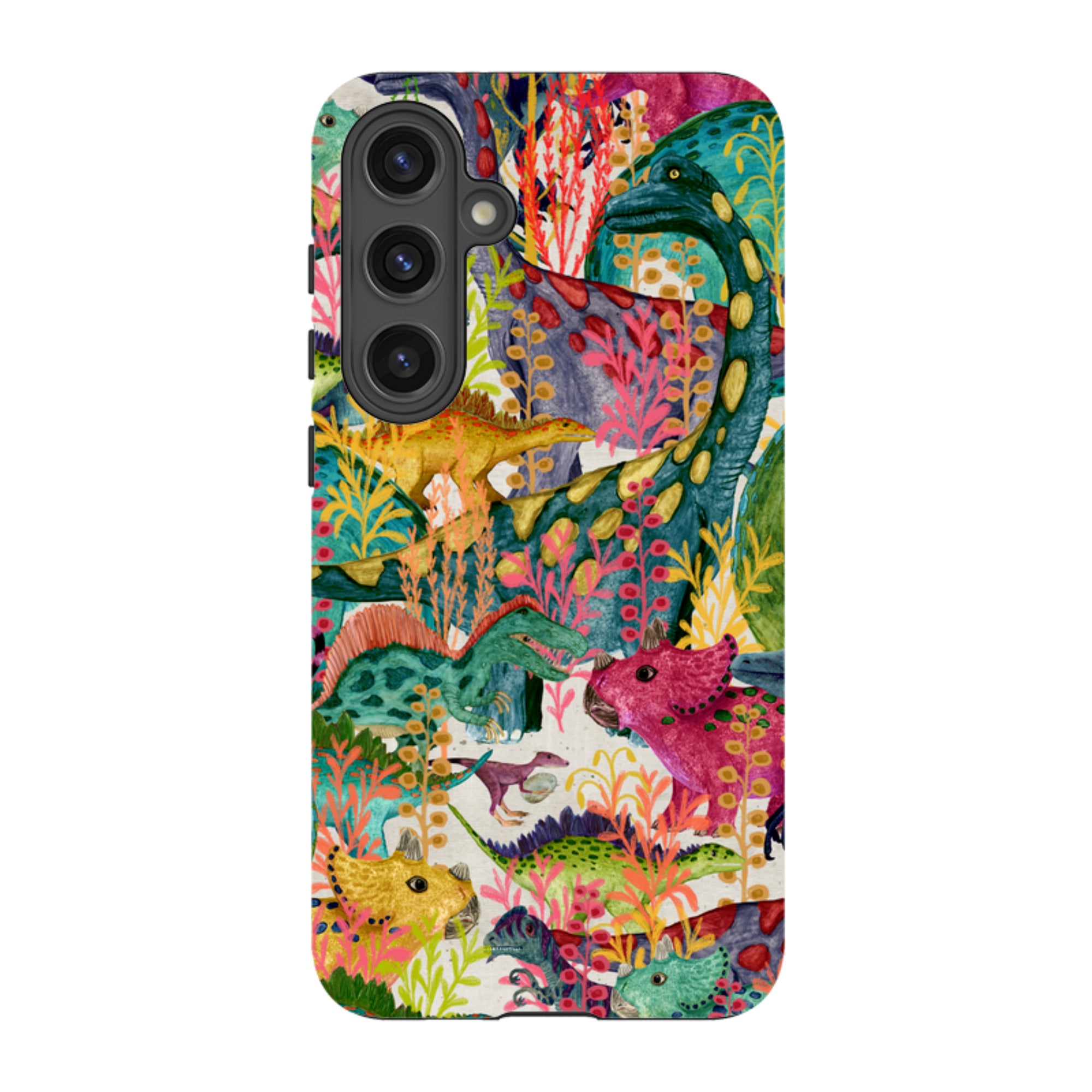 Samsung Tough Case - Dinosaur Jamboree By Katherine Quinn