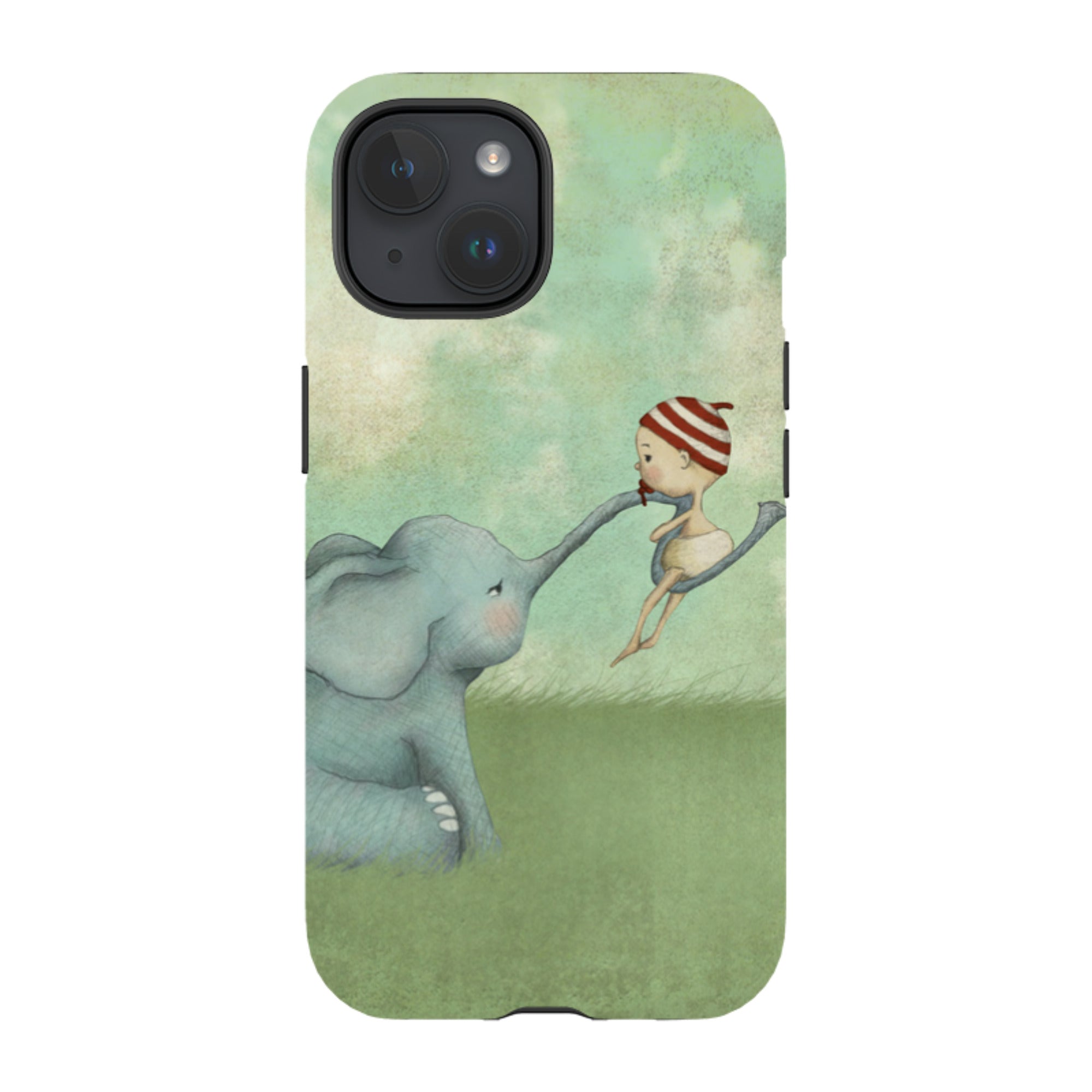 iPhone MagSafe Tough Case - Elephant Baby By Maja Lindberg