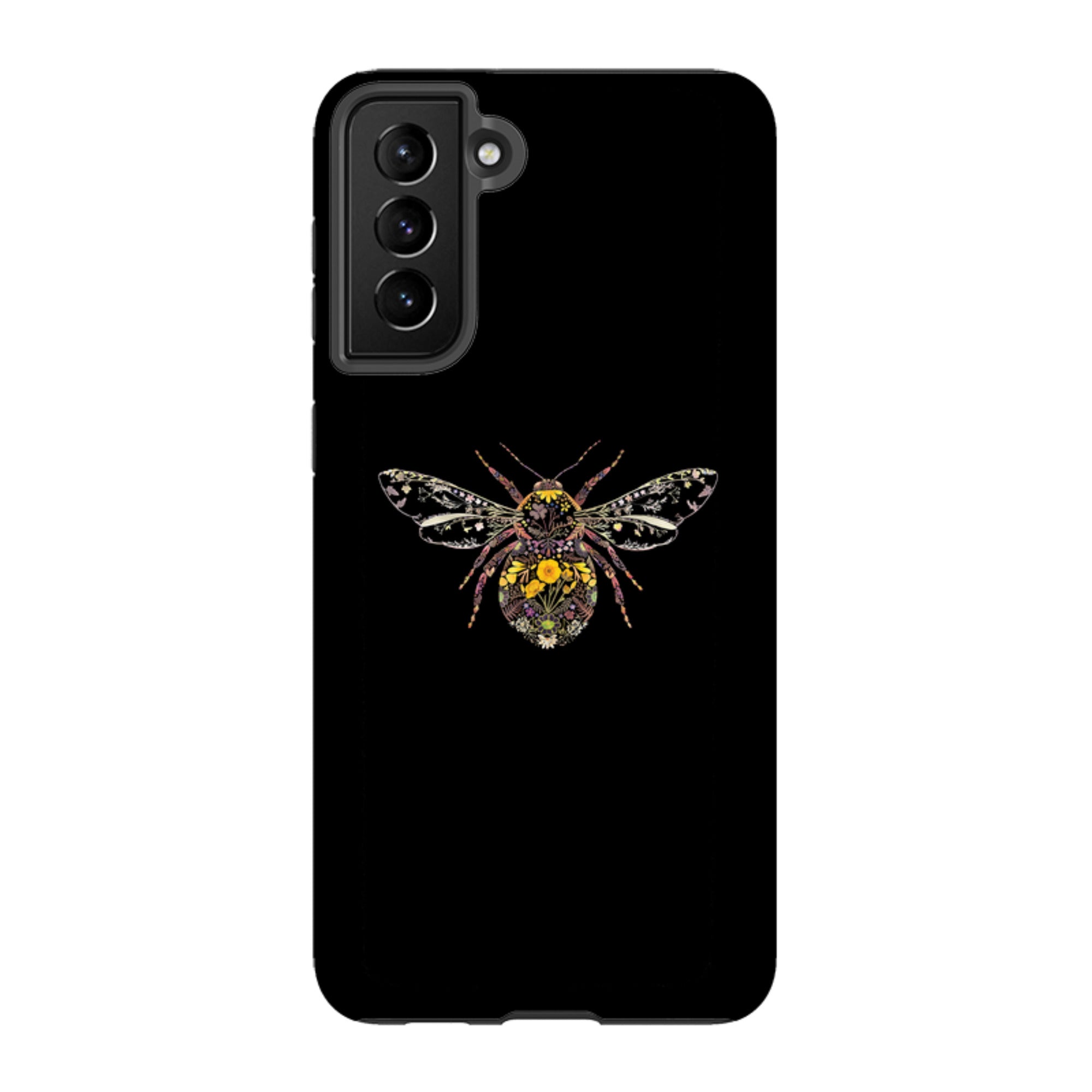 Samsung Tough  Case - Floral Bumble Bee By Helen Ahpornsiri