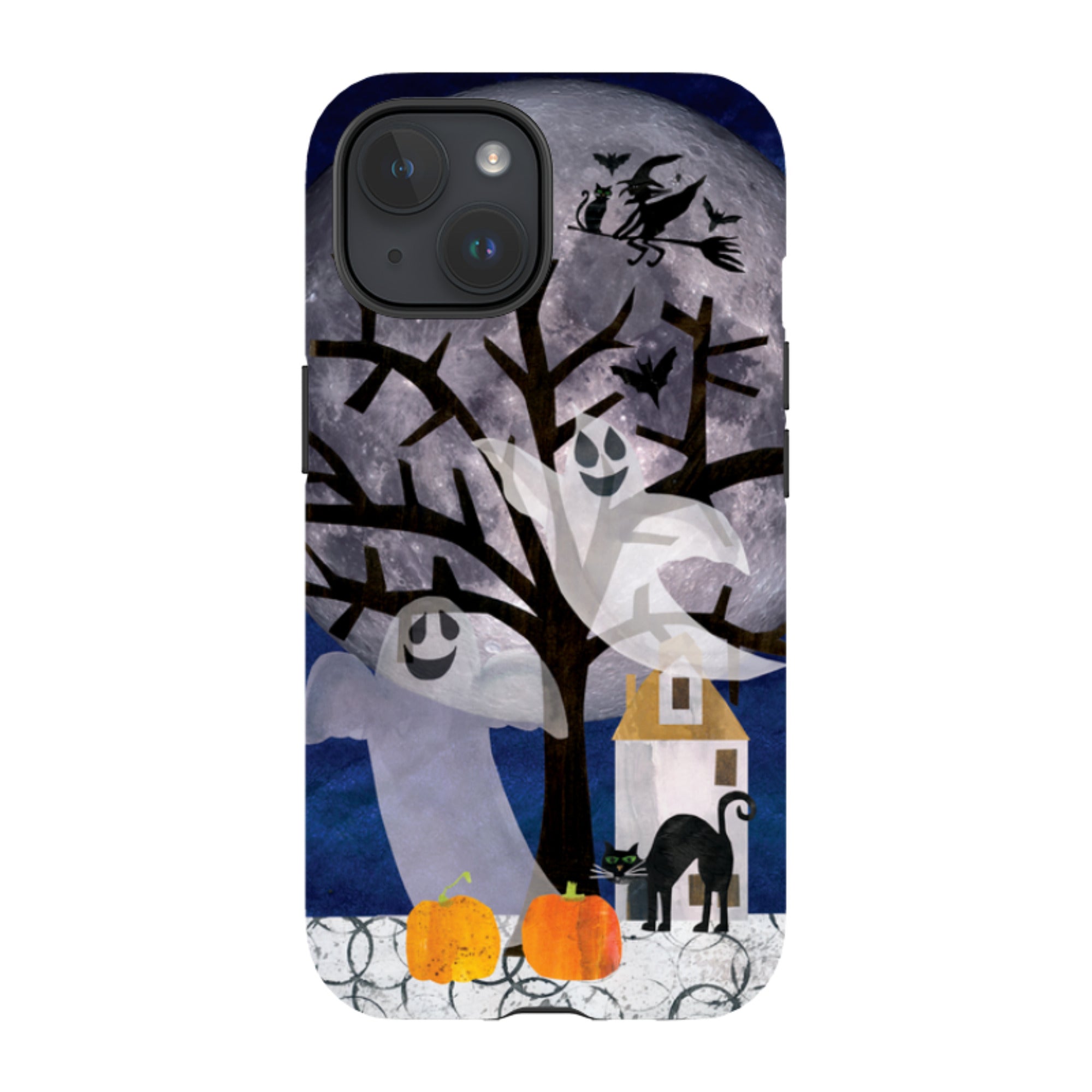 iPhone Tough Case - Halloween Moon By Tracey English