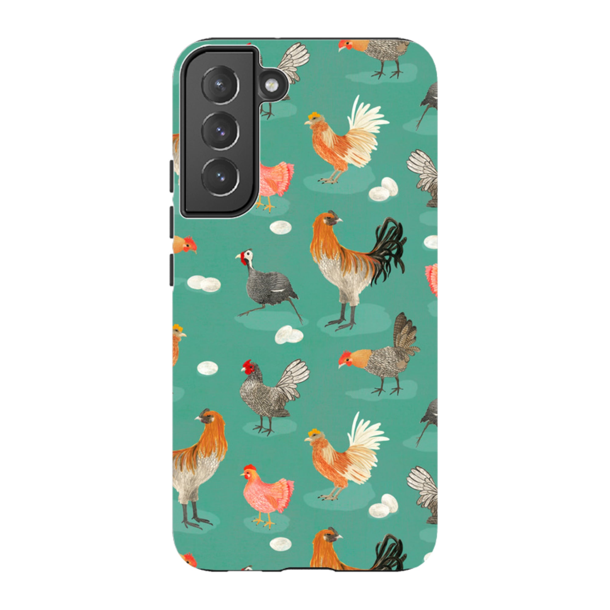 Samsung Tough Case - Chicken Teal By Katherine Quinn