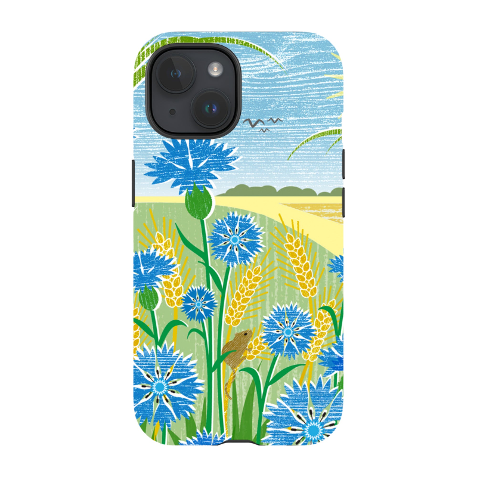 iPhone Tough Case - Cornflowers By Liane Payne