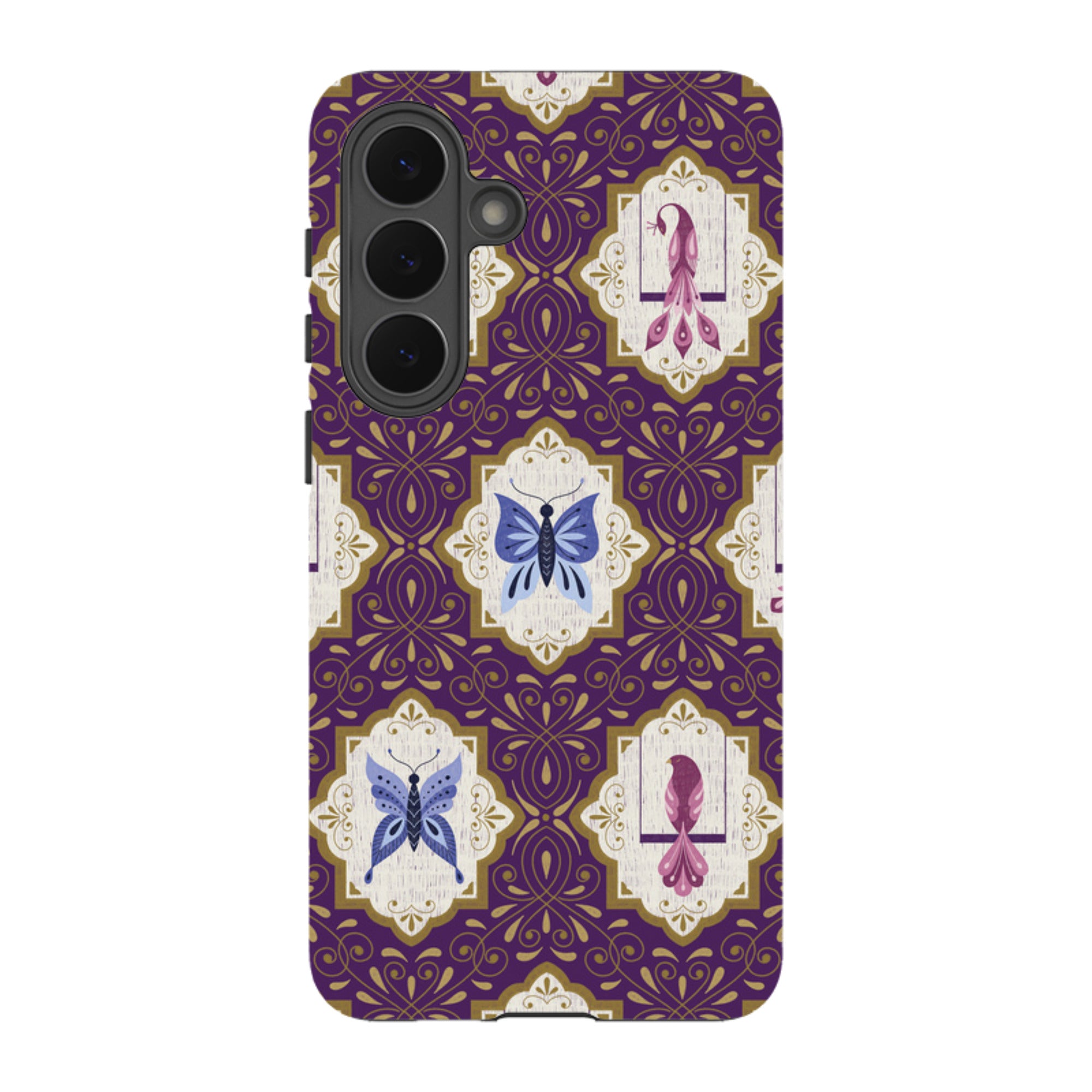 Samsung Tough Case - Wingframes Purple By Jenny Zemanek