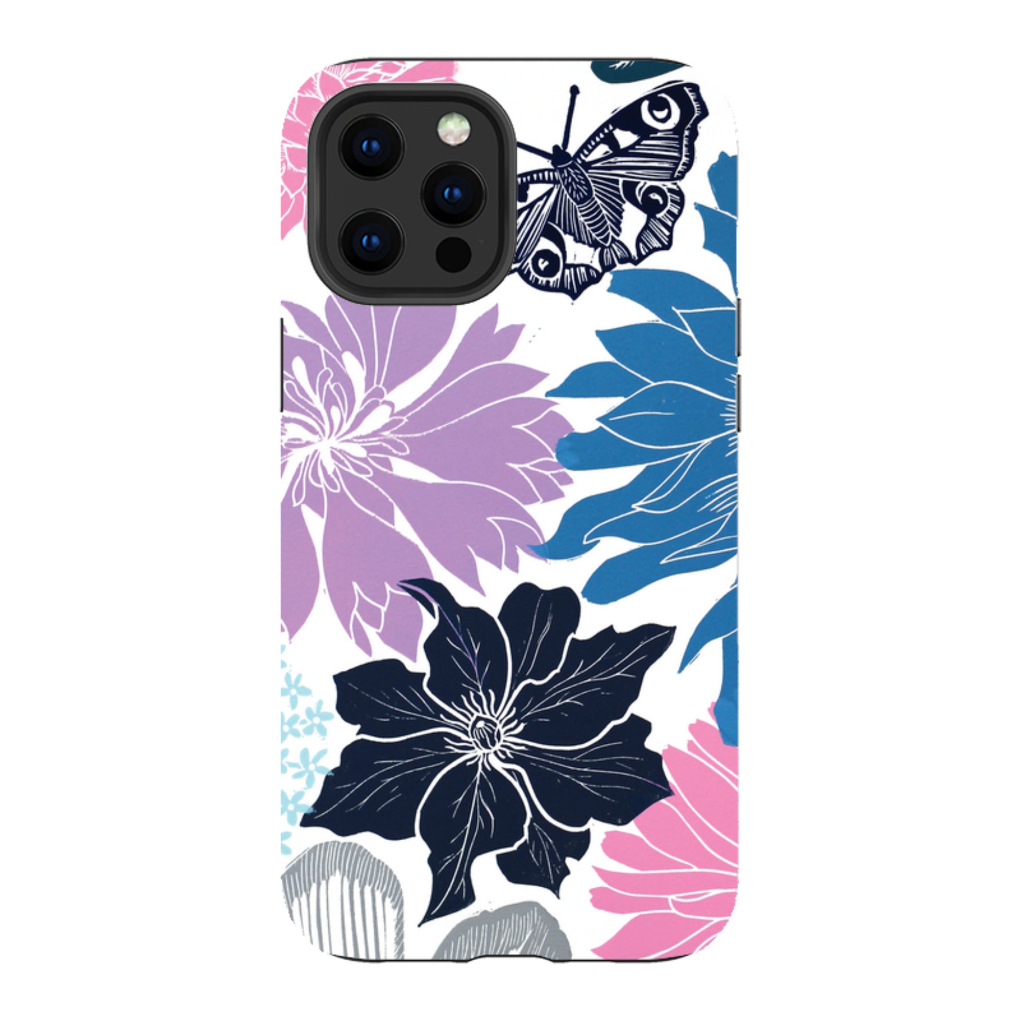 iPhone Tough Case - Cottage Garden Butterfly By Kate Heiss