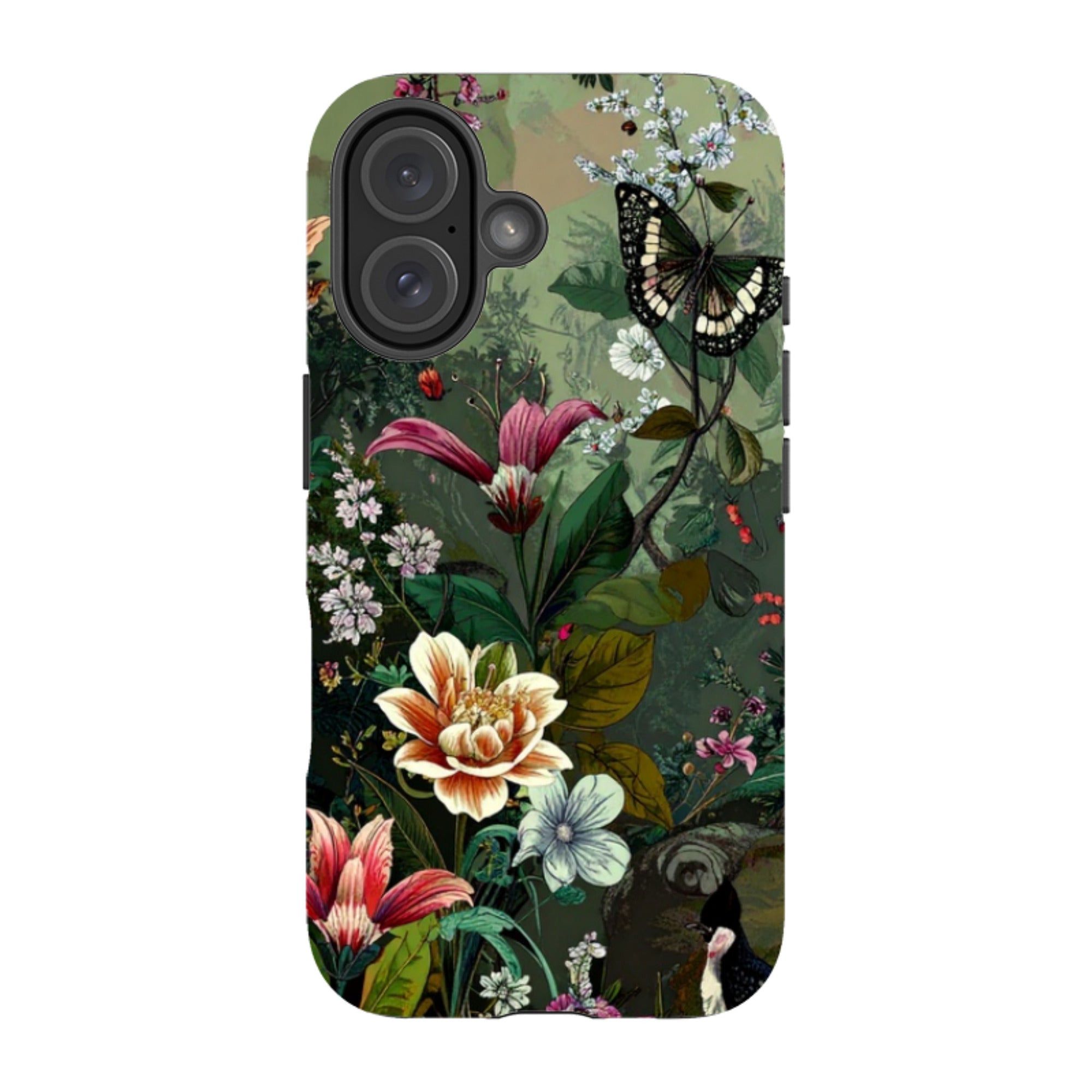 iPhone MagSafe Tough Case - Green Vyne Butterfly