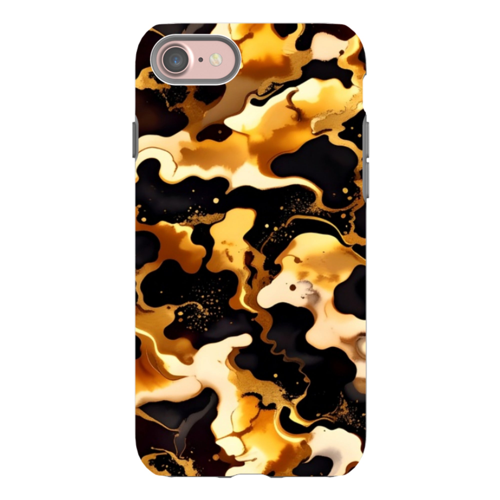 iPhone Tough Case - Fire Marble