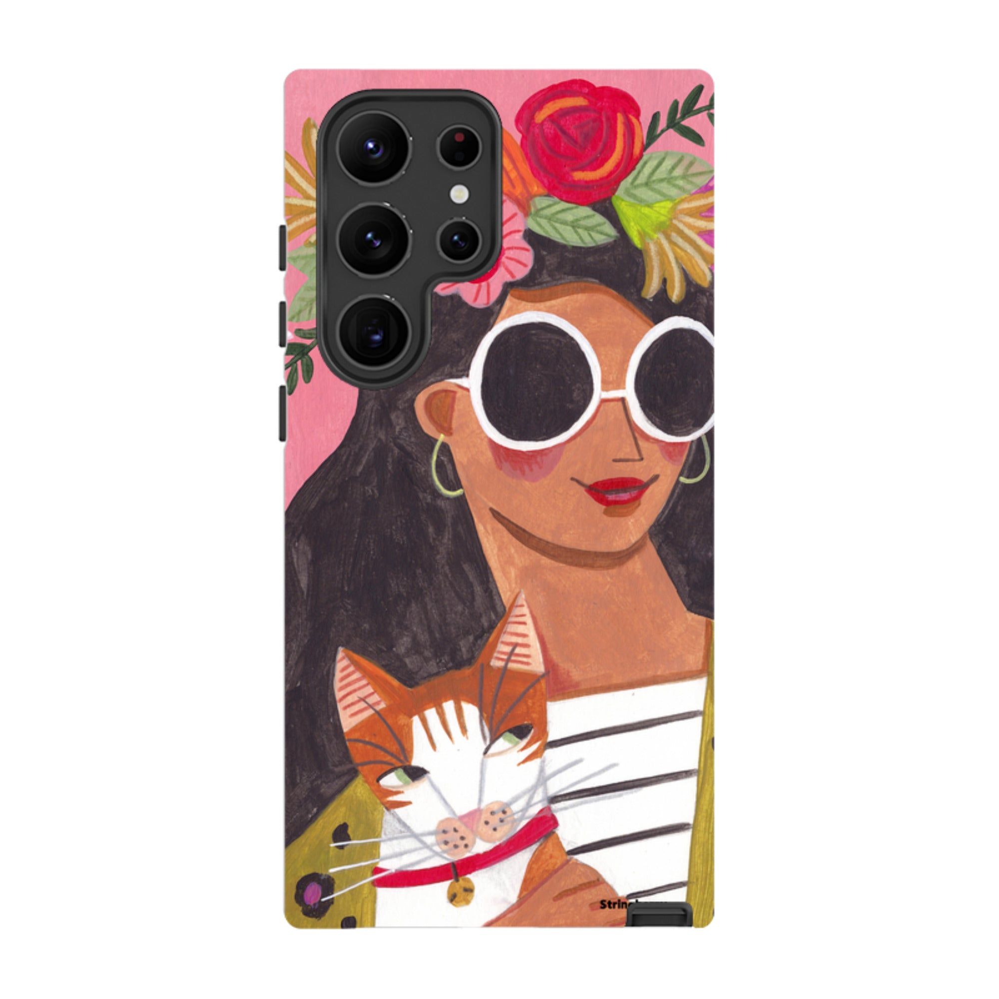 Samsung Tough Case - Woman & Cat By Caroline Bonne Muller