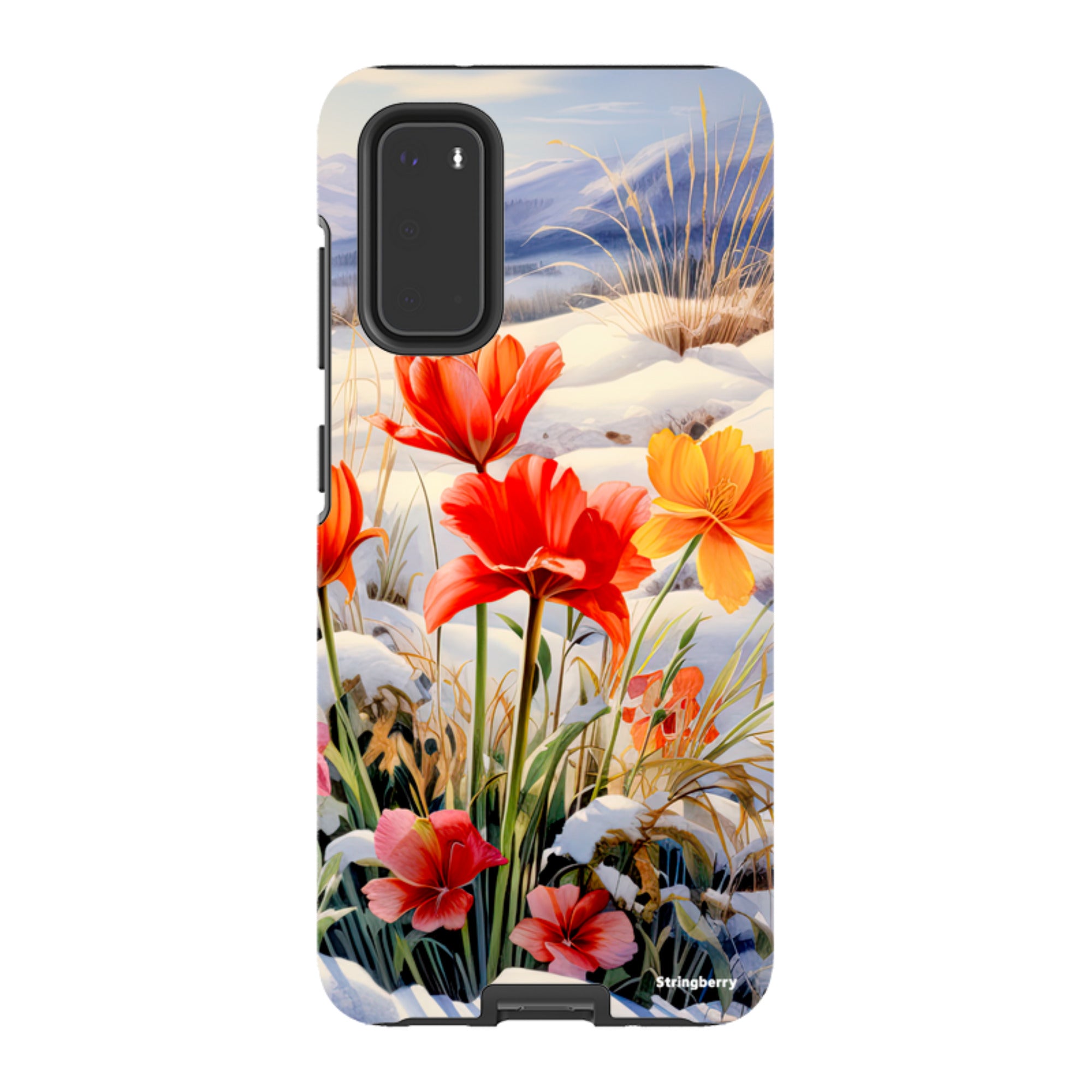 Samsung Tough Case - Winter Wild Flowers III