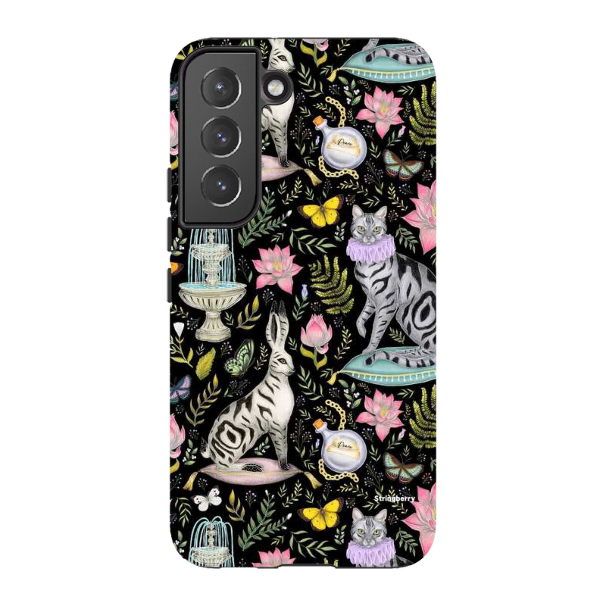 Samsung Tough Case - Lotus Garden By Catherine Rowe