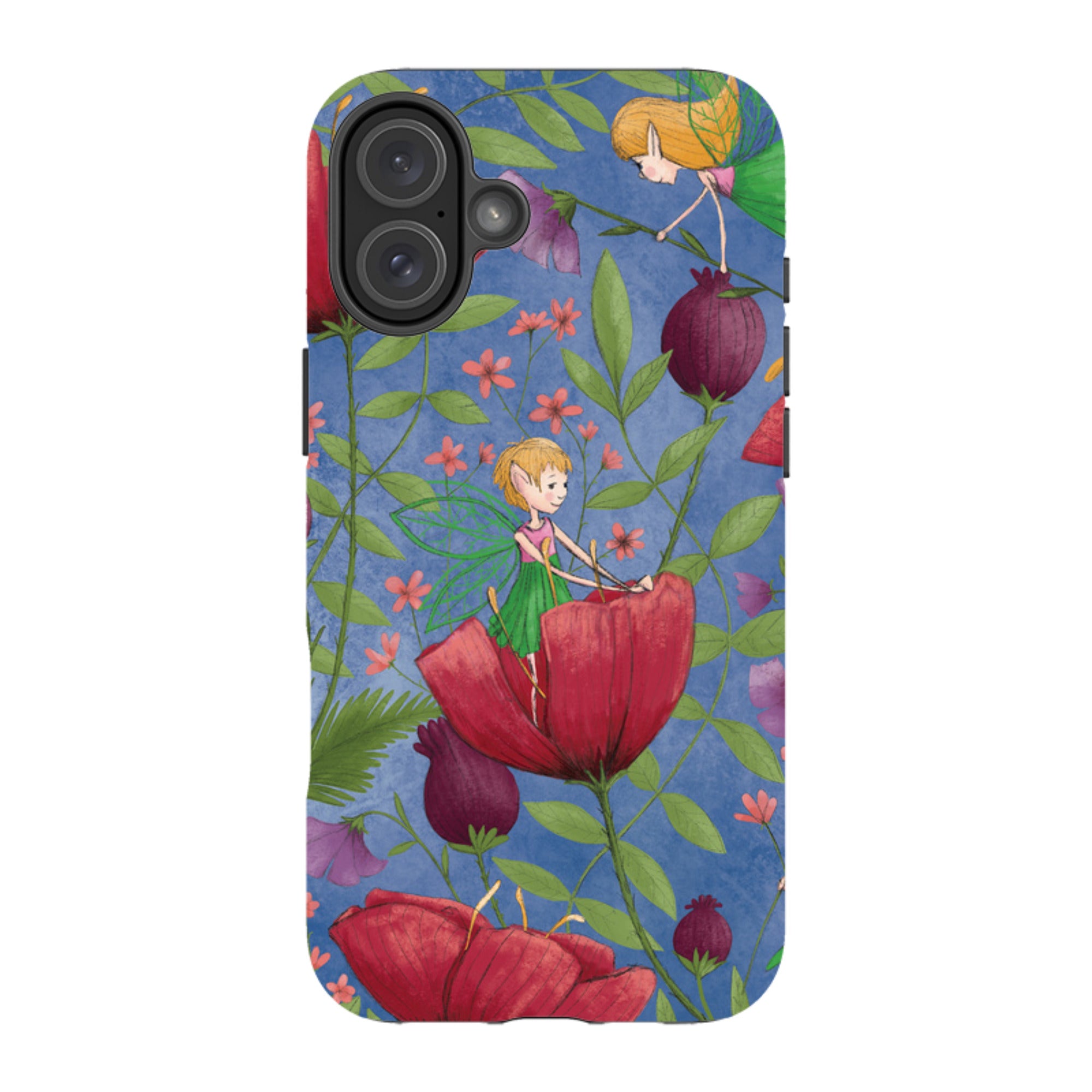 iPhone Tough Case - Fairies And Flowers By Maja Lindberg