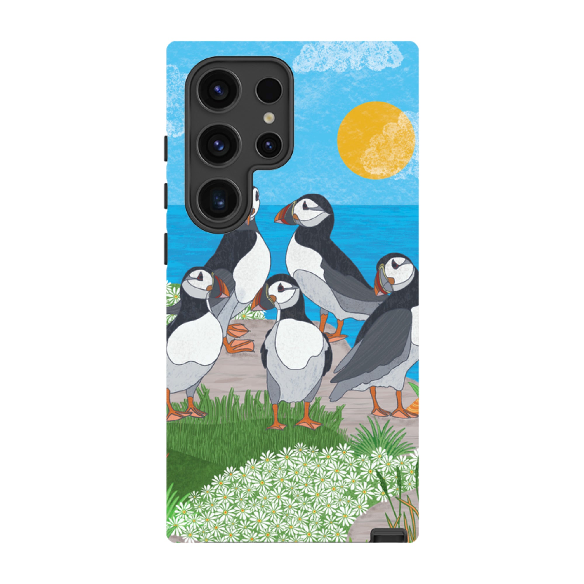 Samsung Tough Case - Puffins By Natalie Pedetti Prack