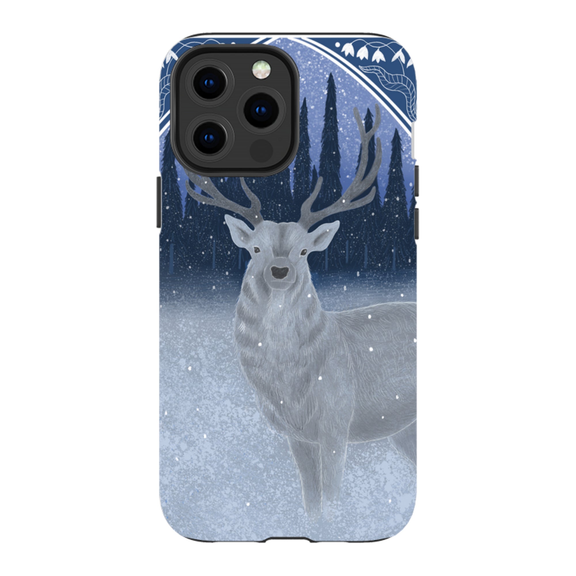 iPhone Tough Case - Winter Stag By Bex Parkin