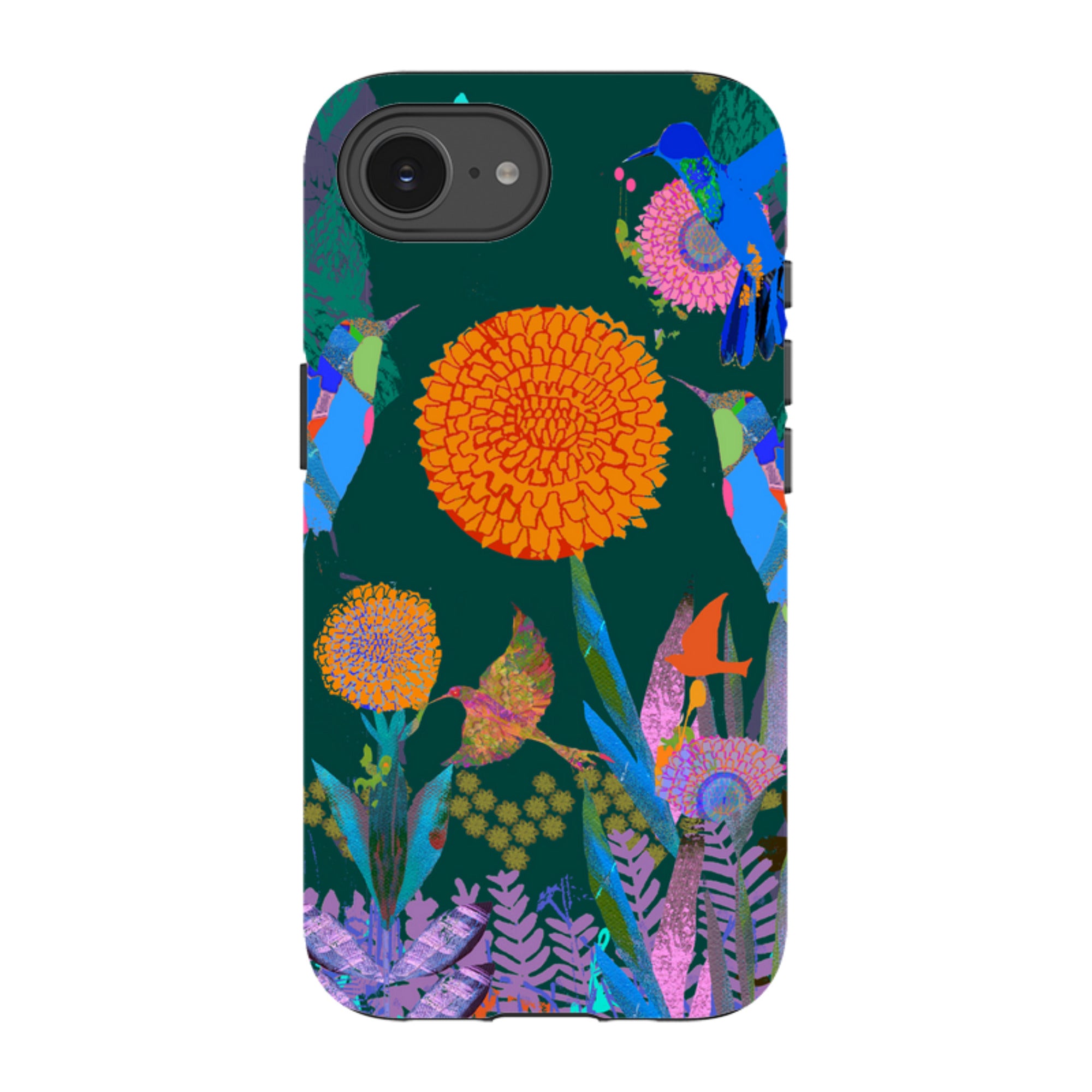 iPhone Tough Case - Hummingbird Forest By Tiffany Lynch
