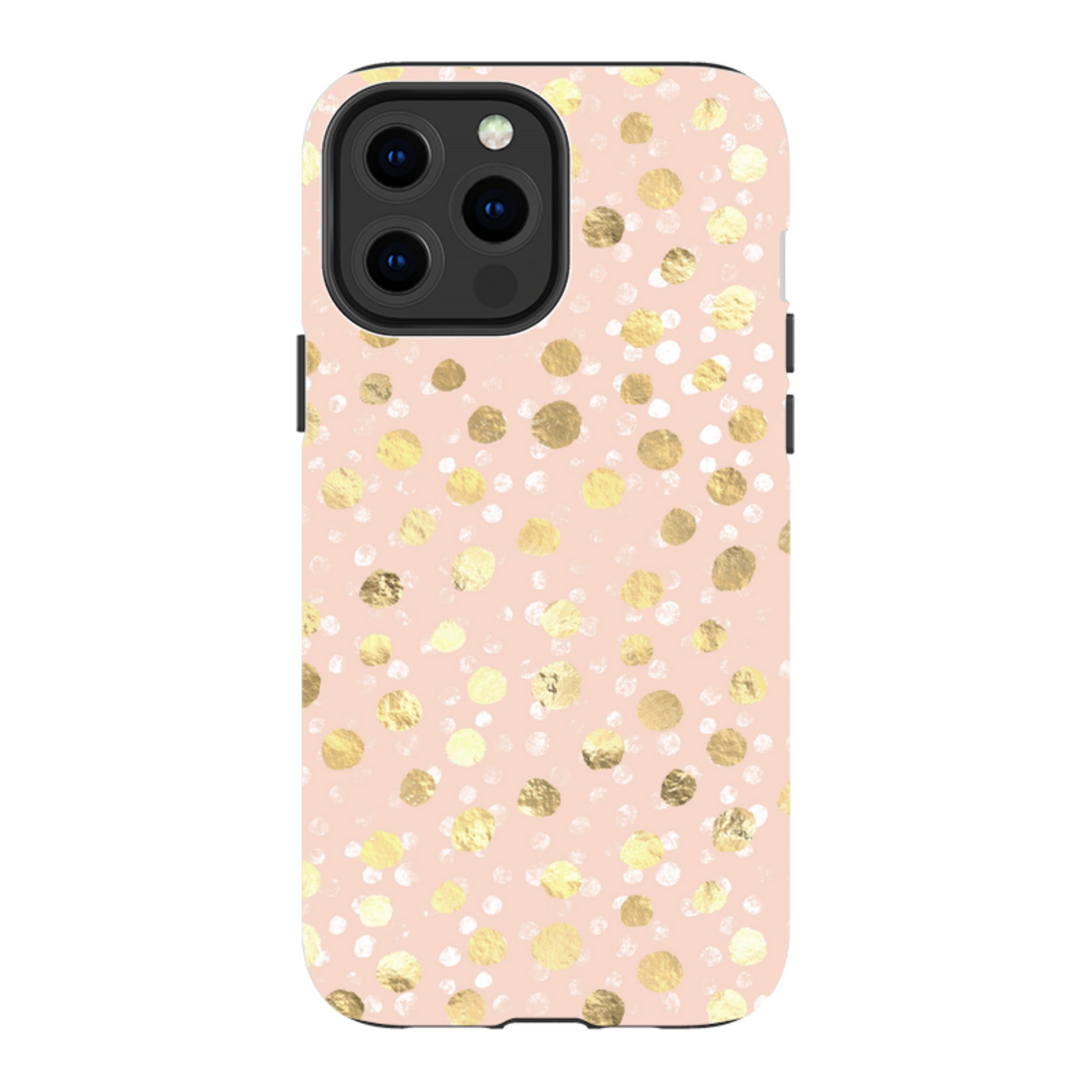 iPhone Tough Case - Marble Dots II (case does not glitter)