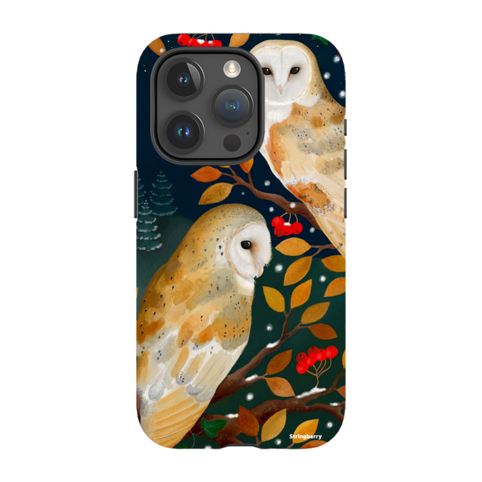 iPhone Tough Case - Autumn Owls By Bex Parkin