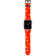 Red and Gold Stars Apple Watch Strap