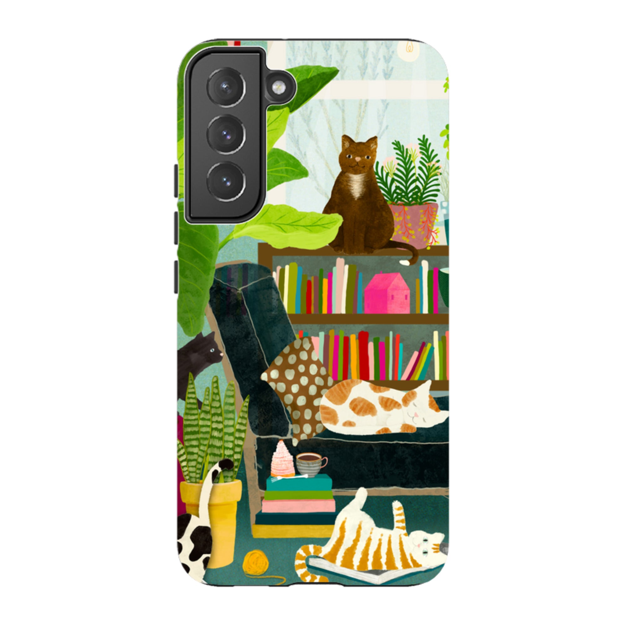 Samsung Tough Case - Cat Library By Katherine Quinn