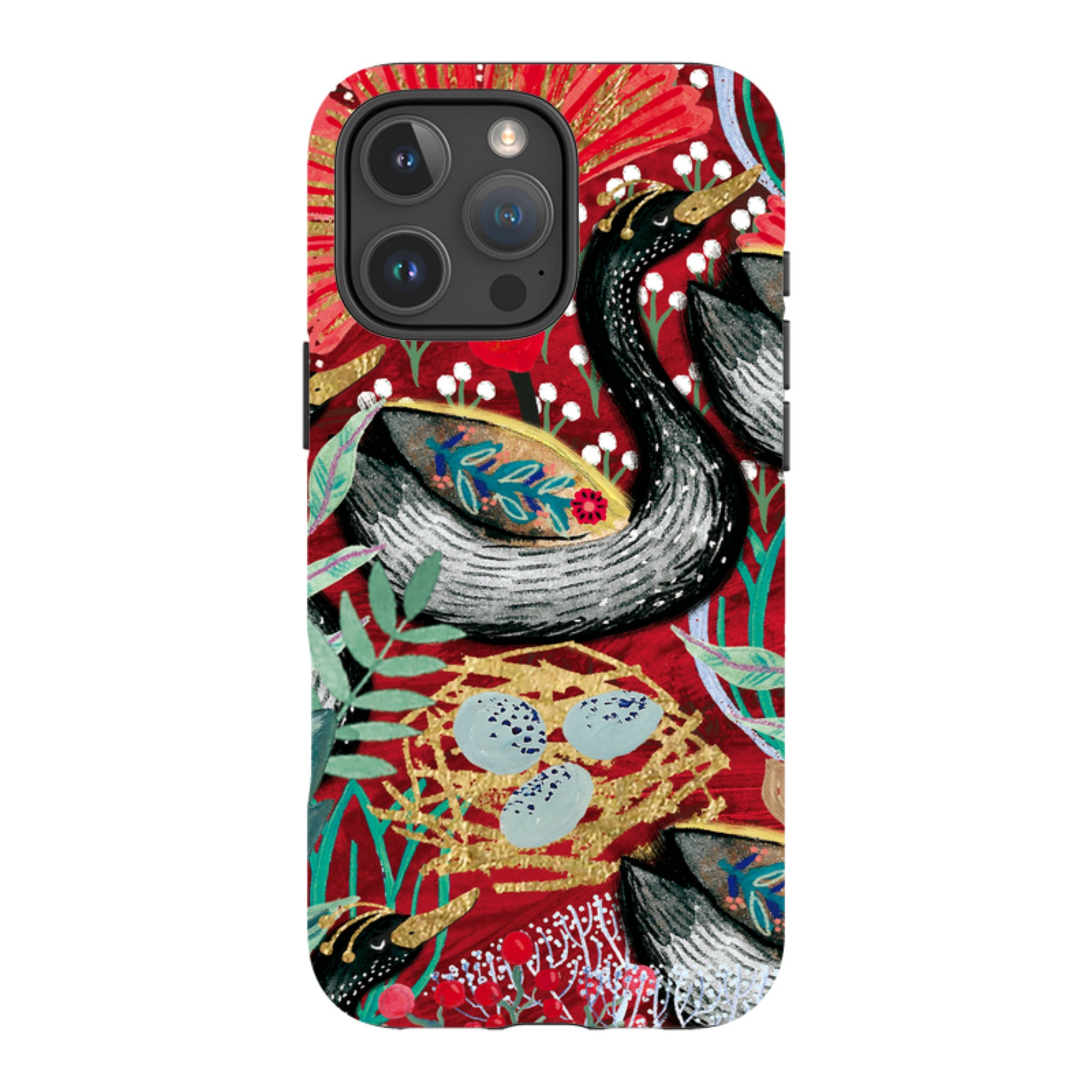 iPhone Tough Case - Eight Geese A Laying By Emma Frances Grant