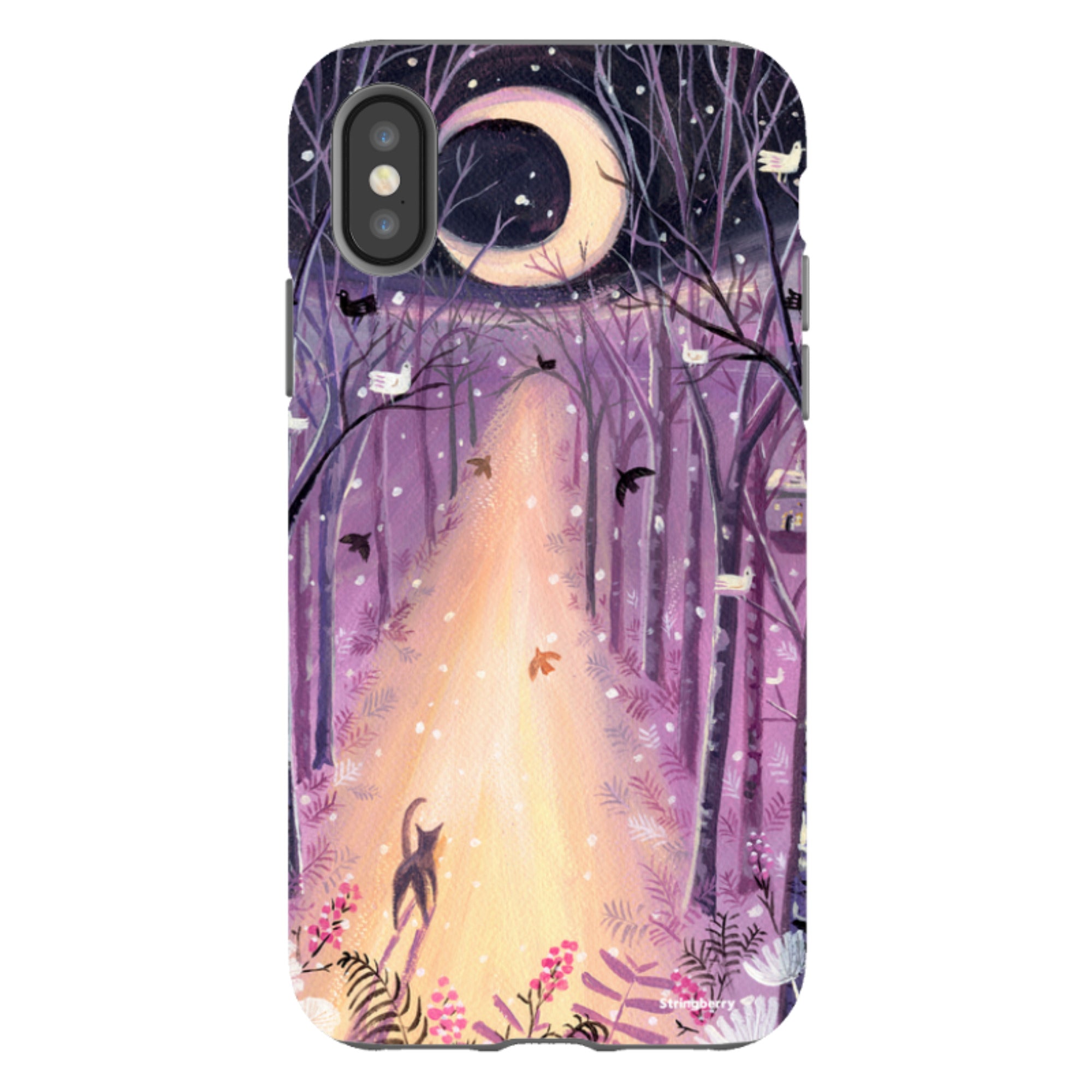 iPhone Tough Case - Forest Cat By Mary Stubberfield