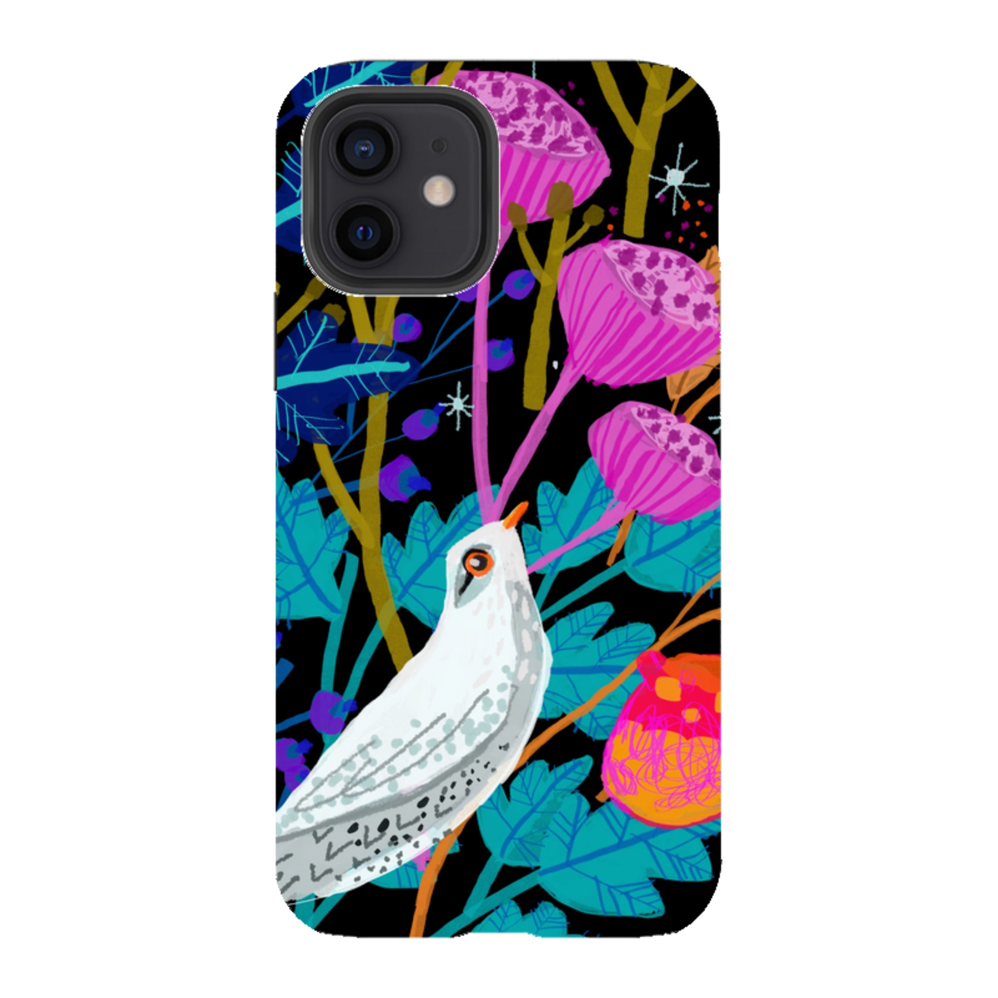 iPhone Tough Case - White Bird By Claire West