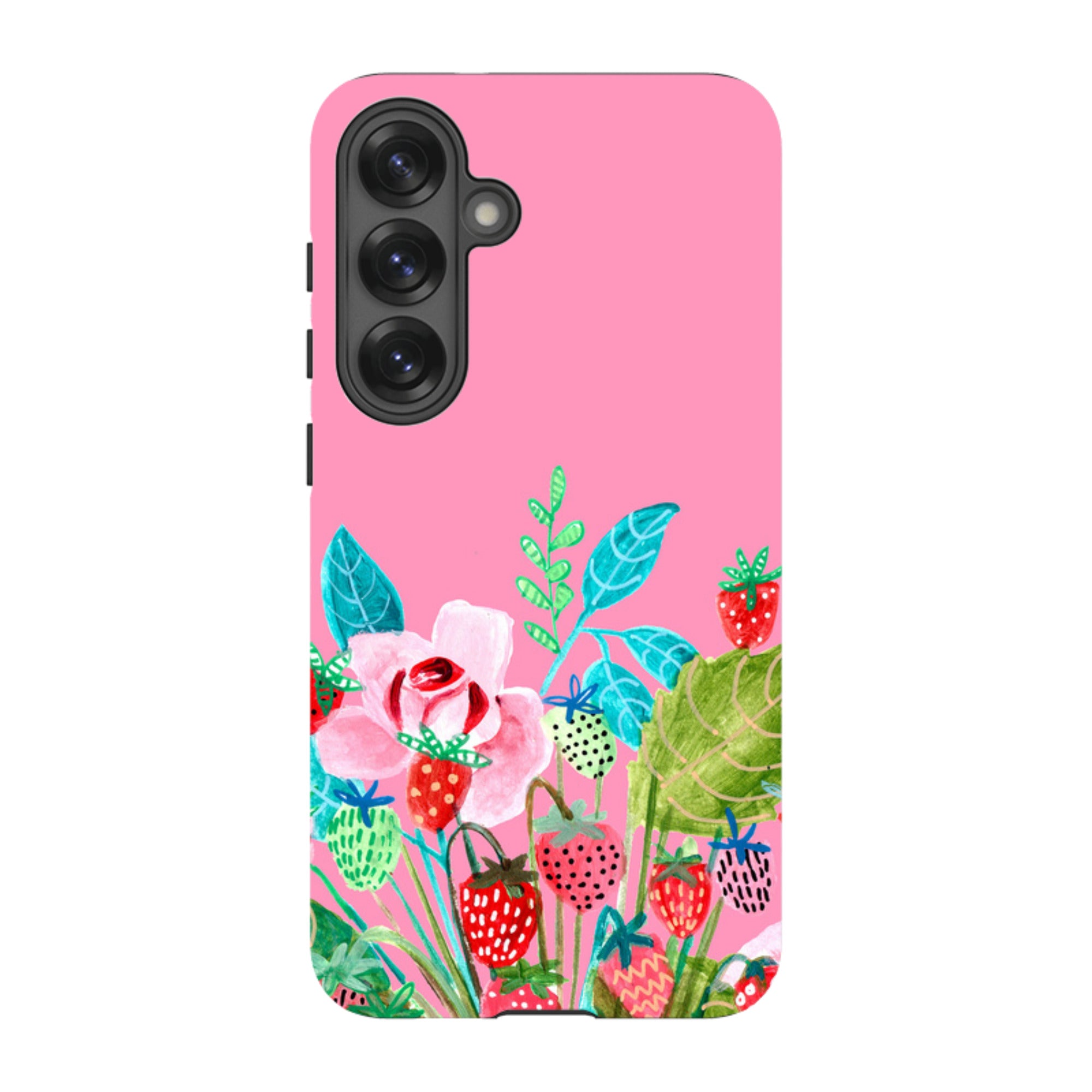 Samsung Tough Case - Pink Colour Floral By Caroline Bonne Muller