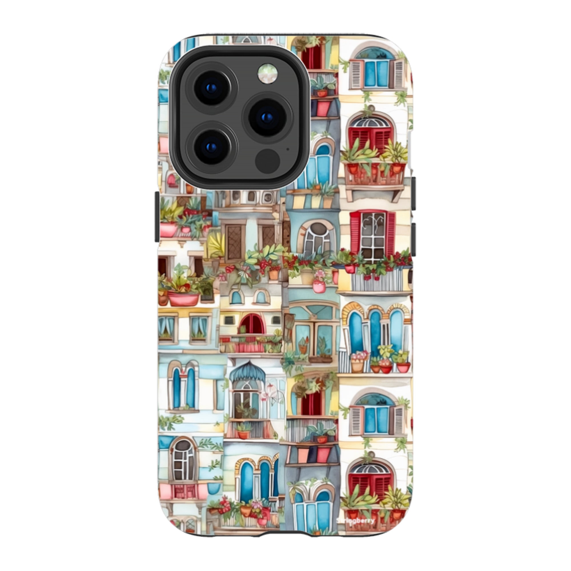 iPhone Tough Case - Floral Balcony II