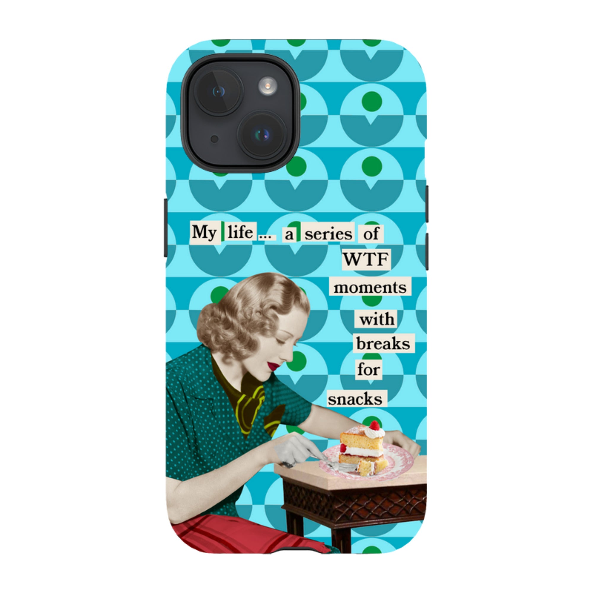 iPhone Tough Case - WTF By Clare Jordan