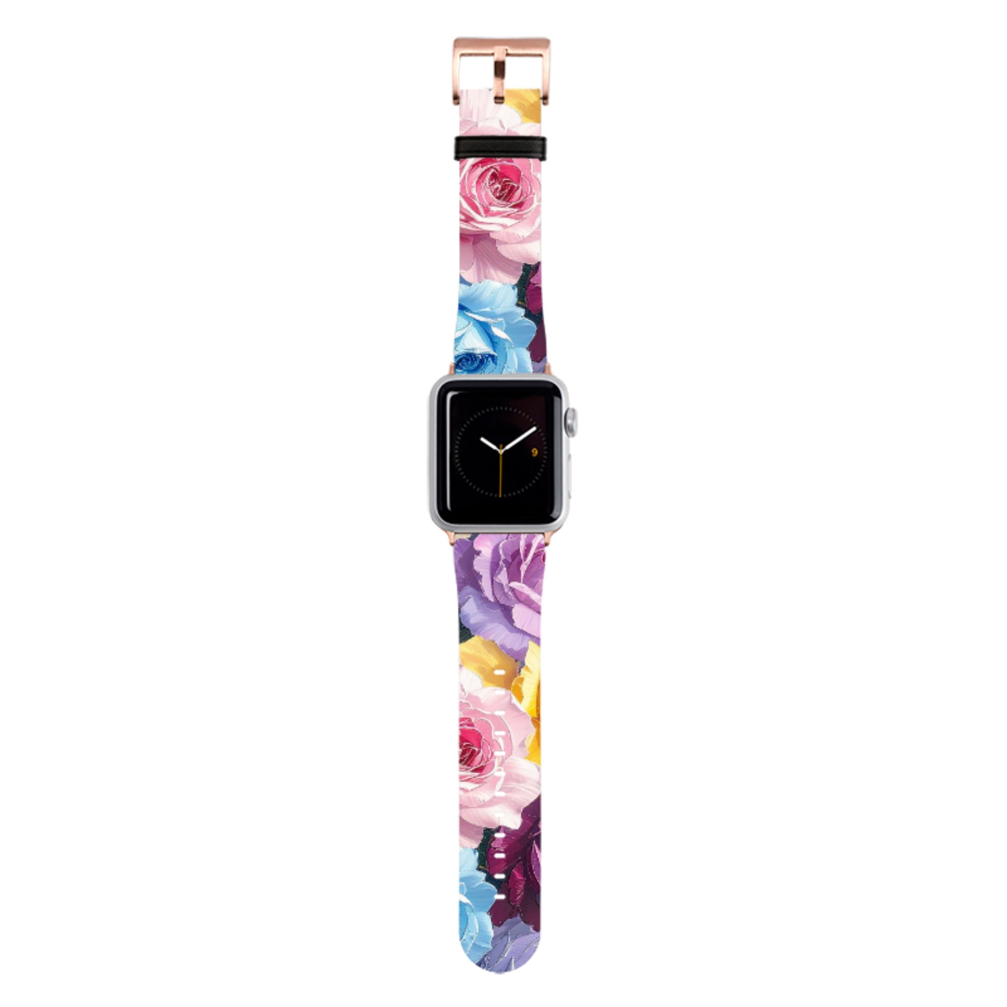 Summer Floral Roses Apple Watch Strap