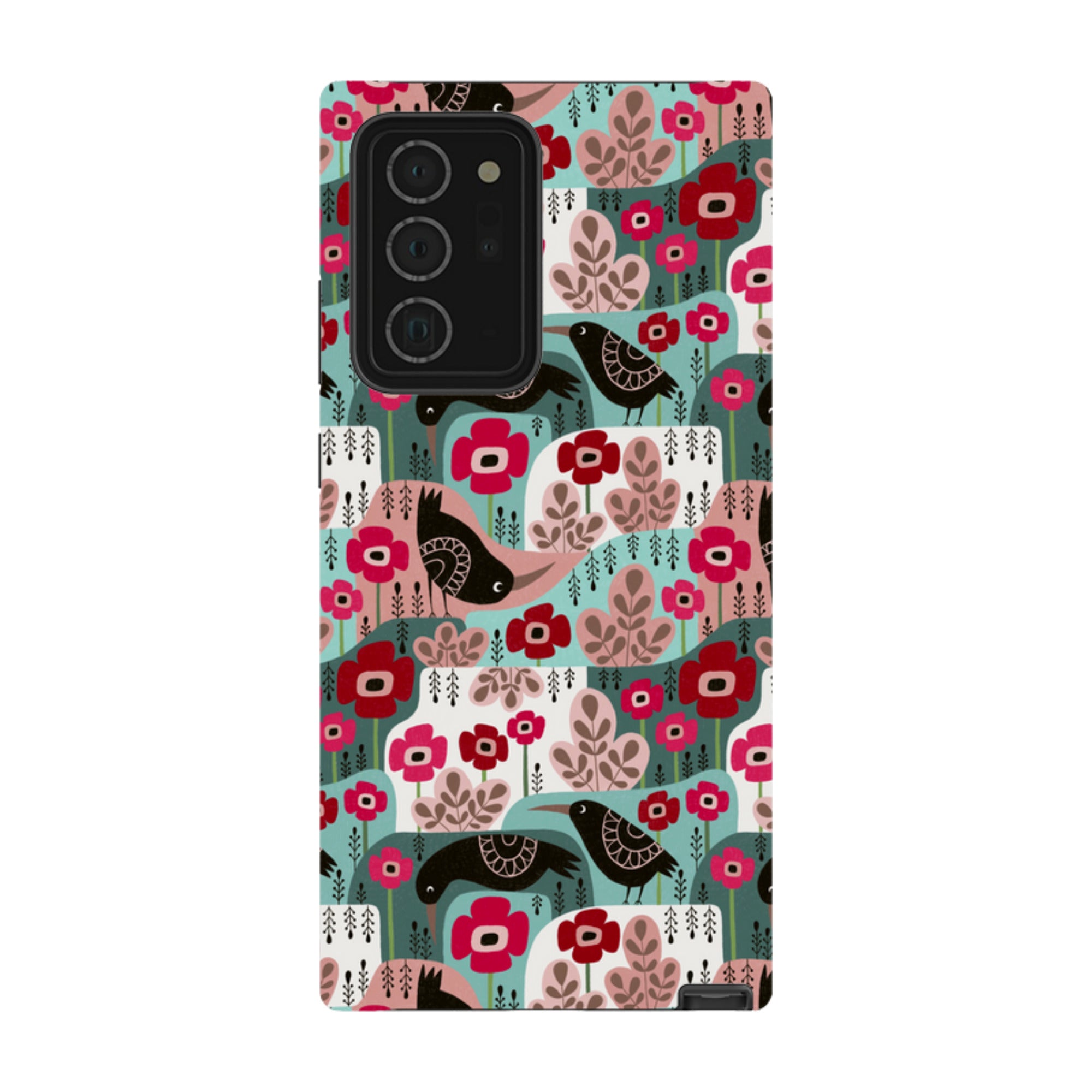 Samsung Tough Case - Poppies And Crow By Suzy Taylor