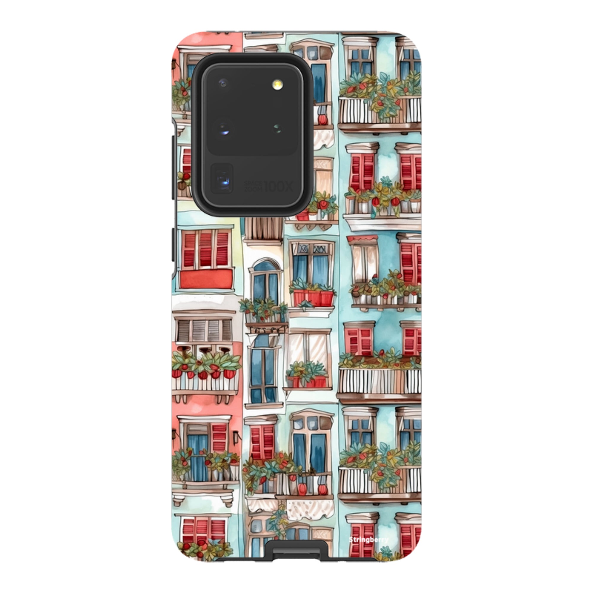 Samsung Tough Case - Floral Balcony