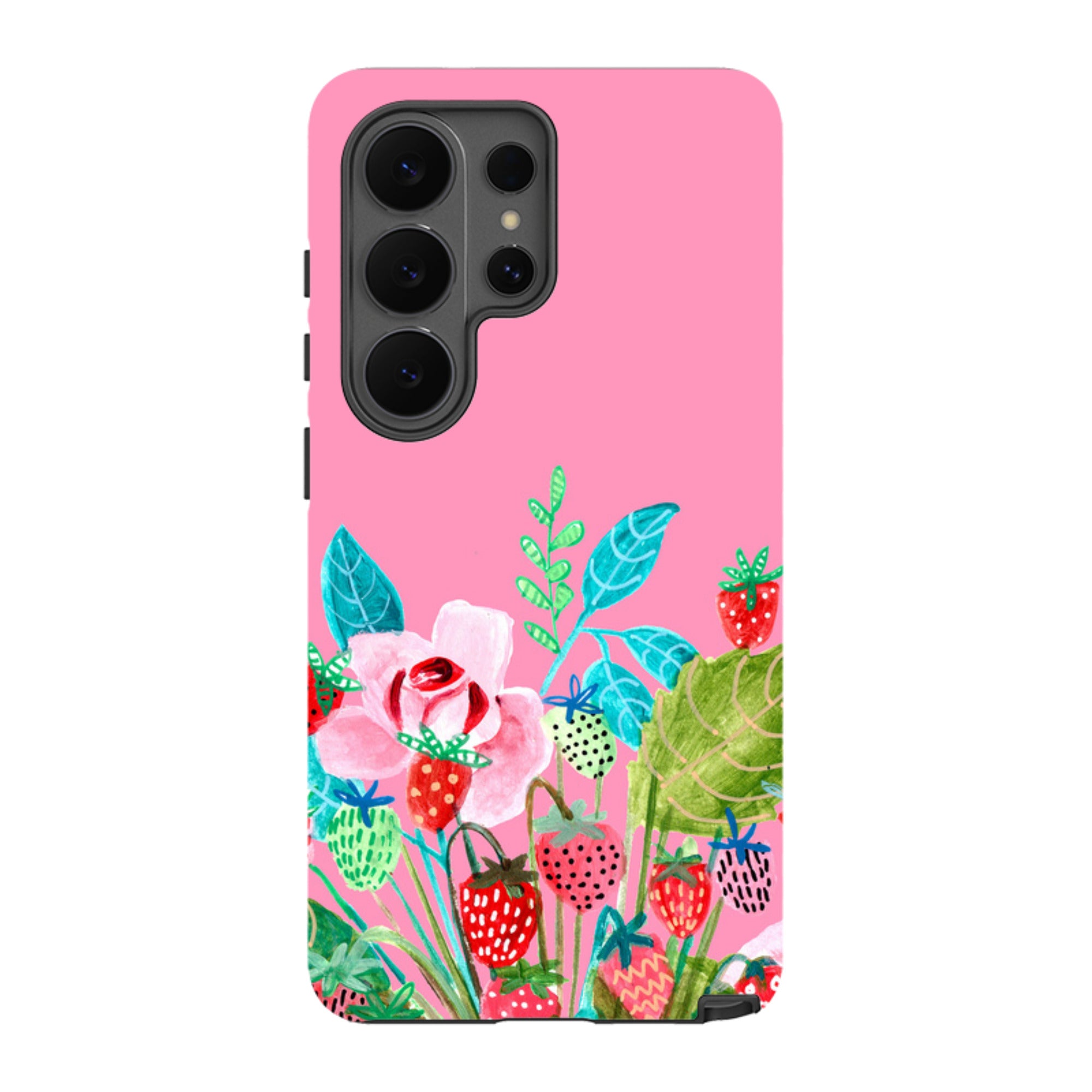 Samsung Tough Case - Pink Colour Floral By Caroline Bonne Muller