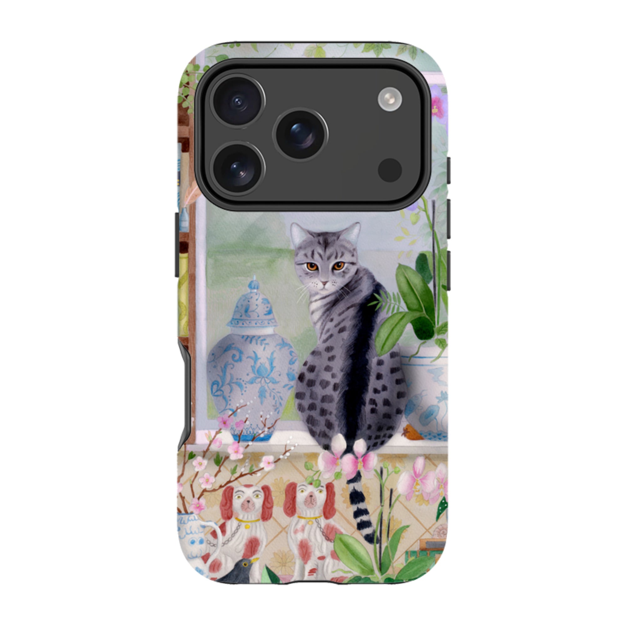 iPhone Tough Case - Cat In Window By Bex Parkin