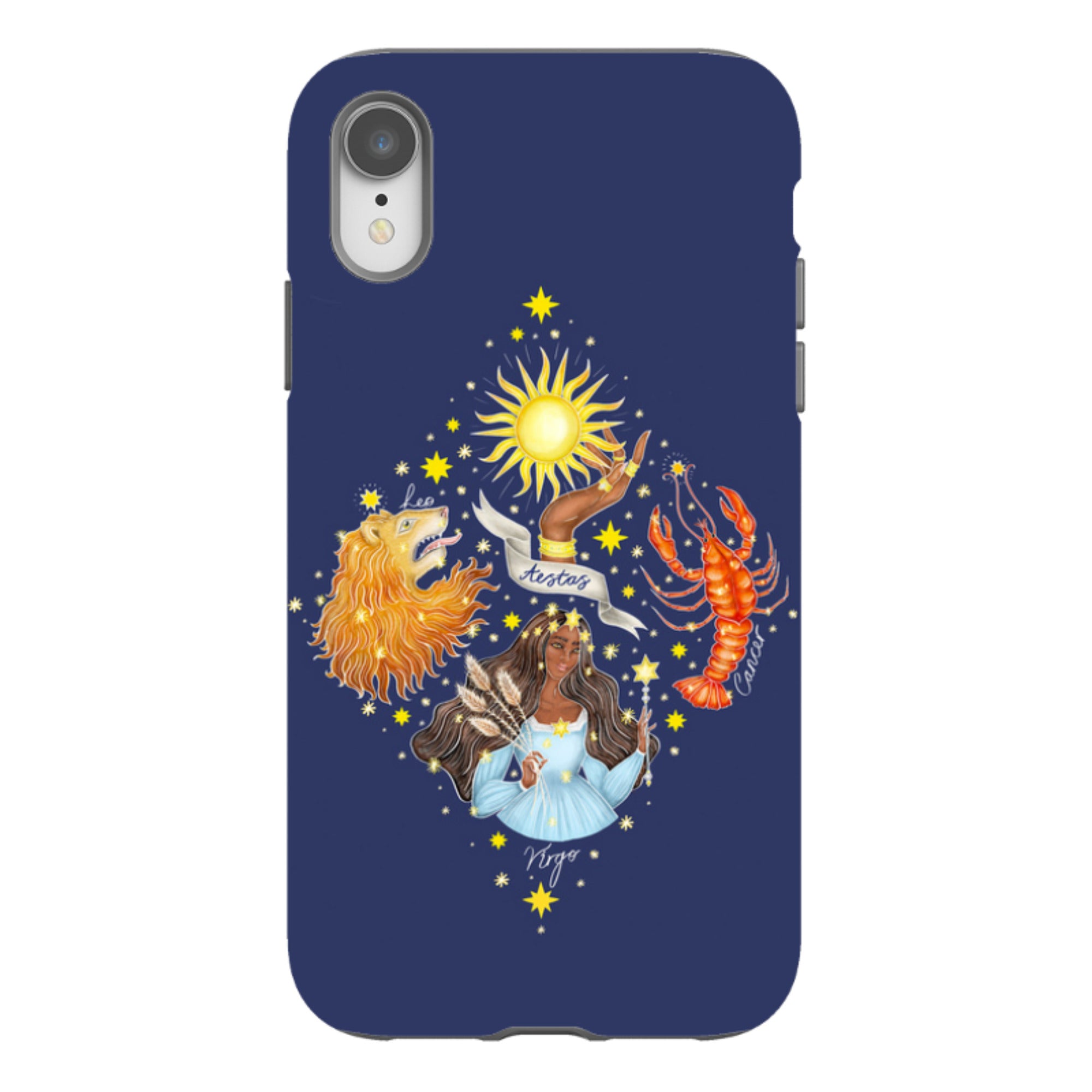 iPhone Tough Case - Summer Zodiac By Catherine Rowe