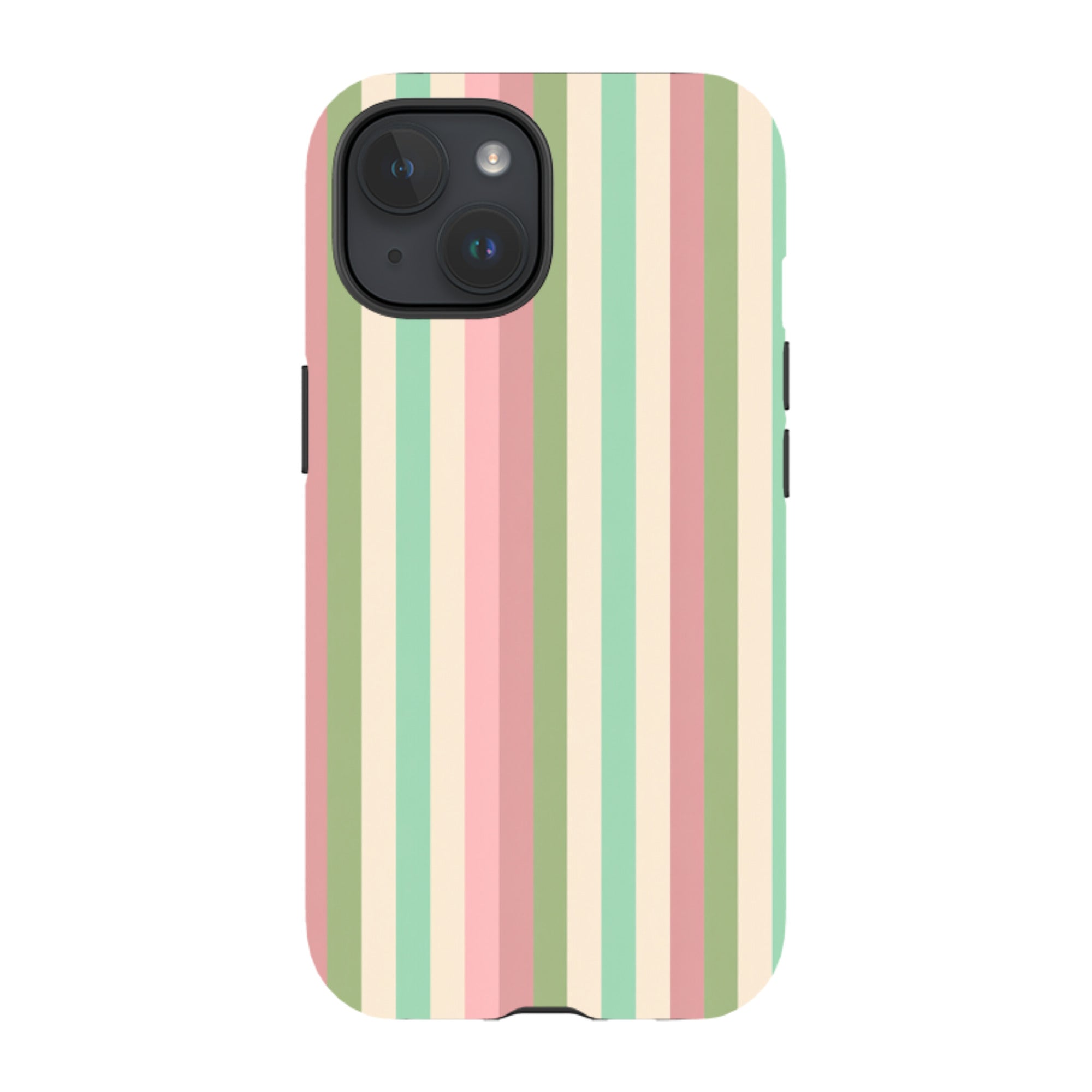 iPhone Tough Case - Pastel Stripe