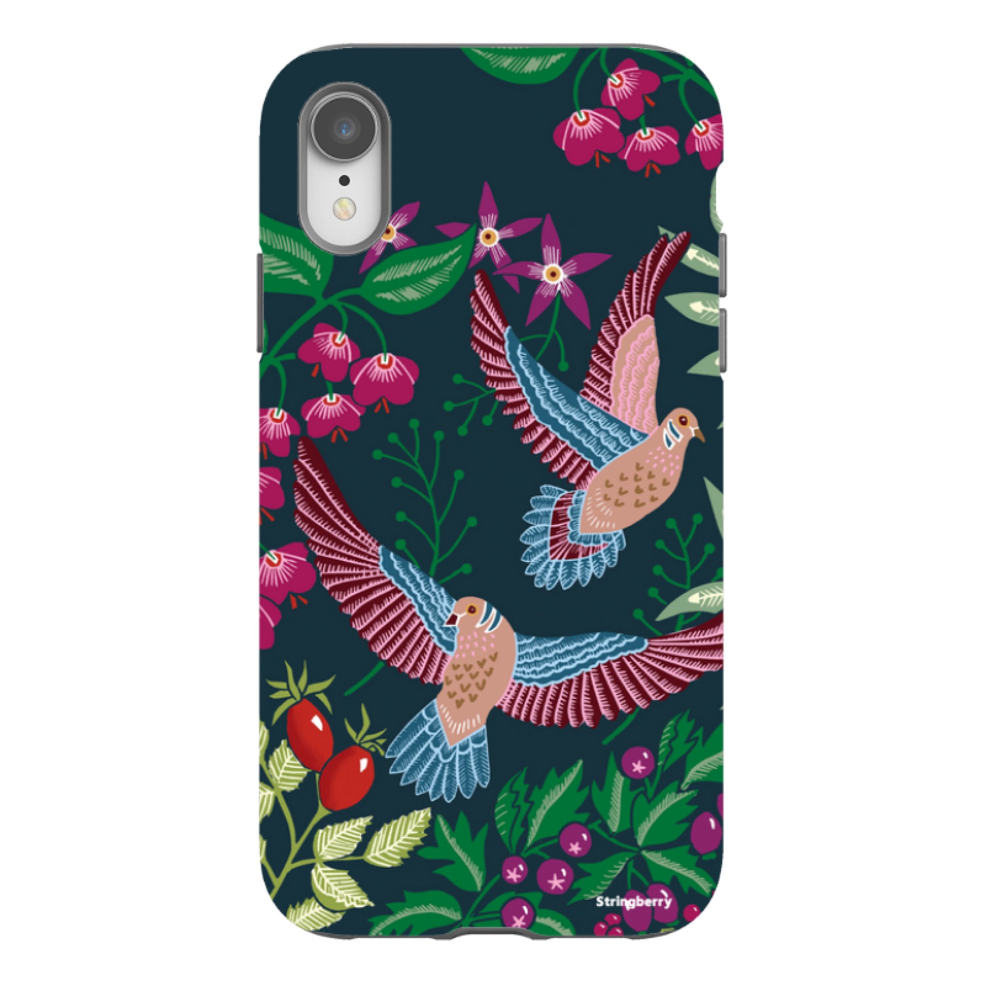 iPhone Tough Case - Two Turtle Doves By Kate Heiss