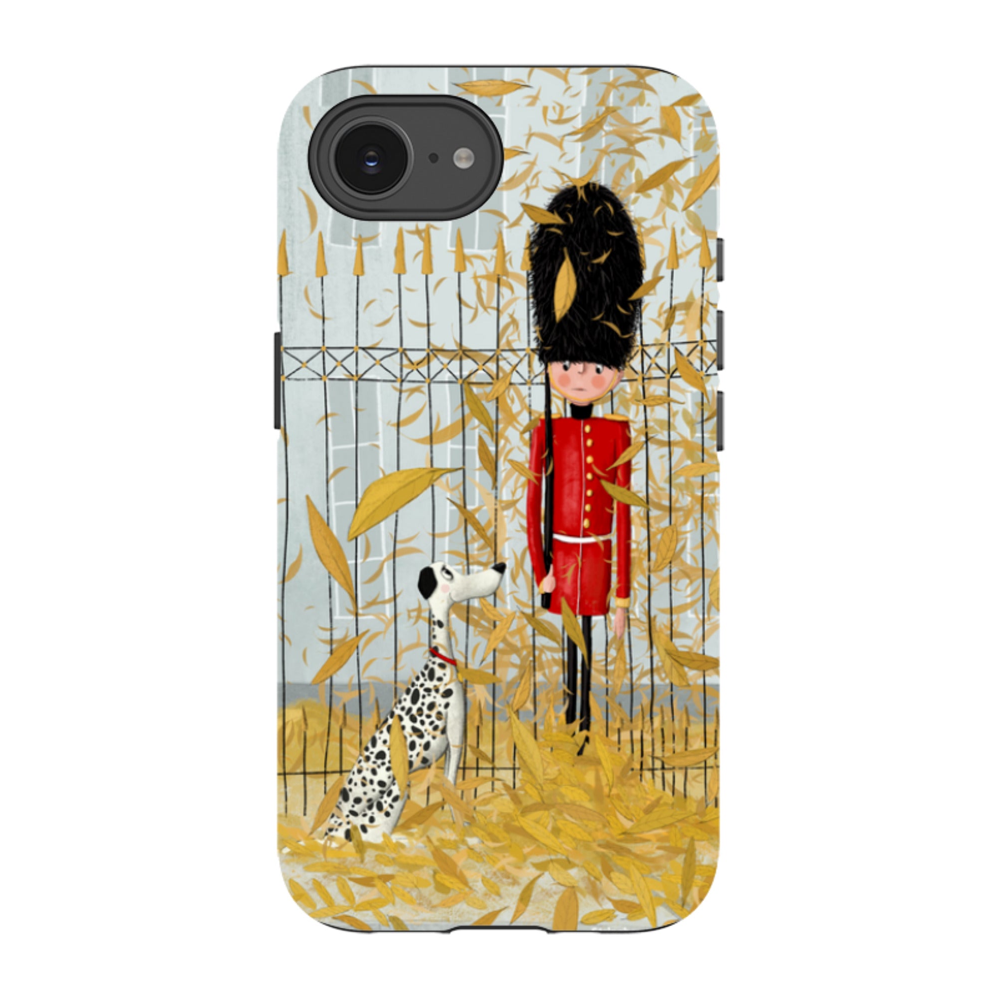 iPhone Tough Case - London In Leaves By Maja Lindberg