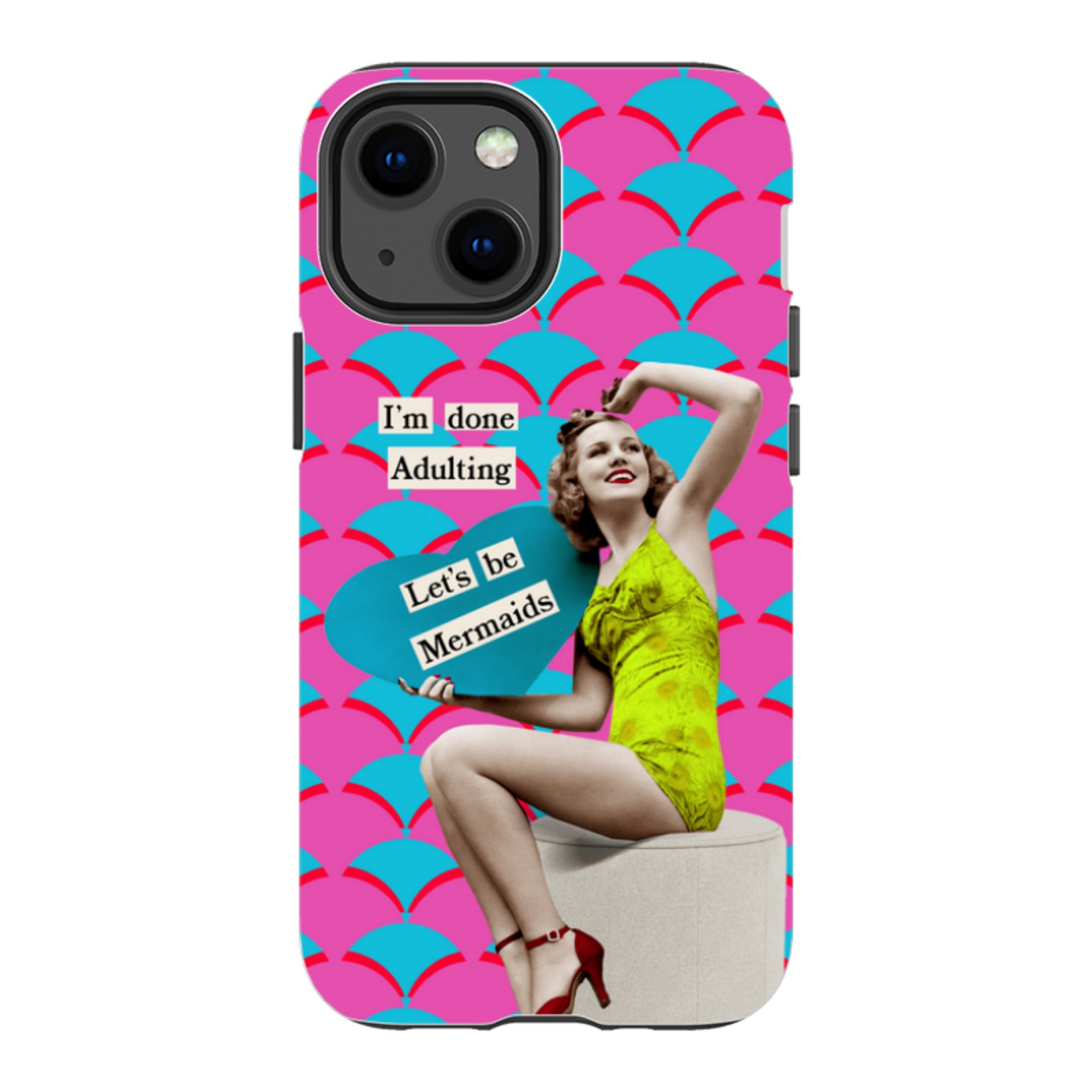 iPhone Tough Case - Mermaid By Clare Jordan