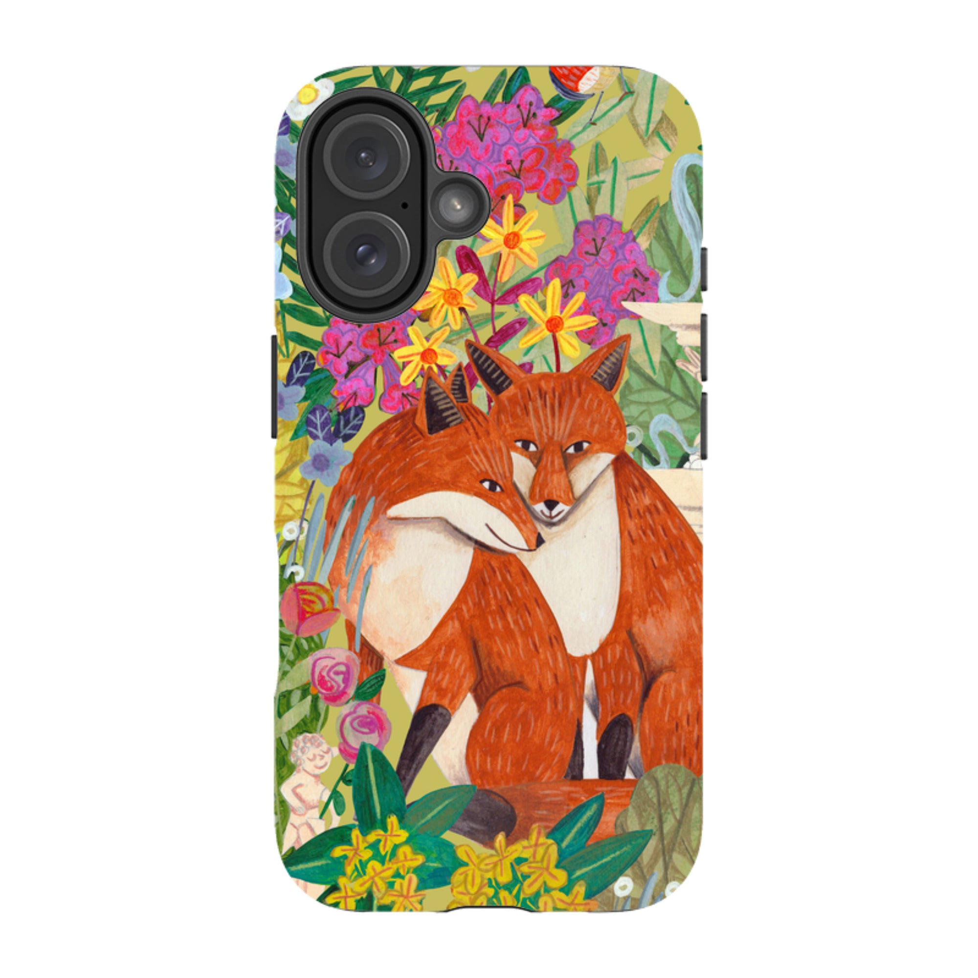 iPhone MagSafe Tough Case -  Foxes By Caroline Bonne Muller