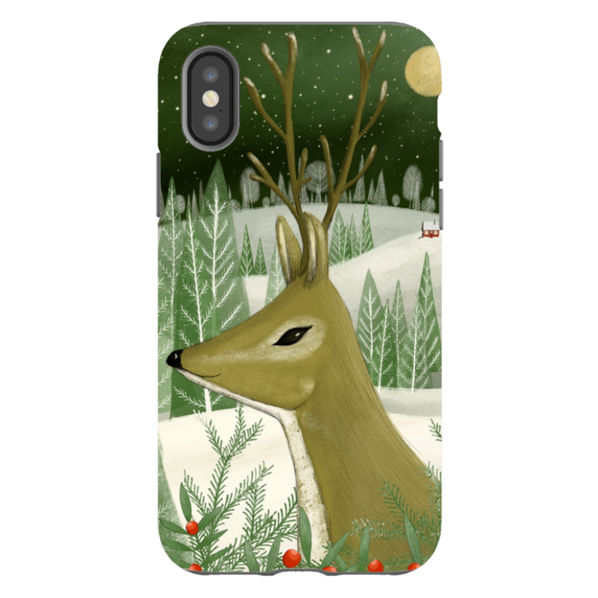 iPhone Tough Case - Reindeer By Maja Lindberg