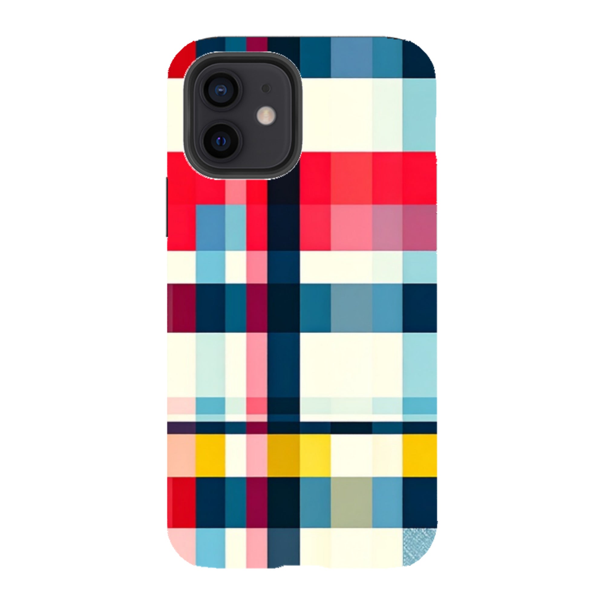 iPhone Tough Case - Cancun Gingham