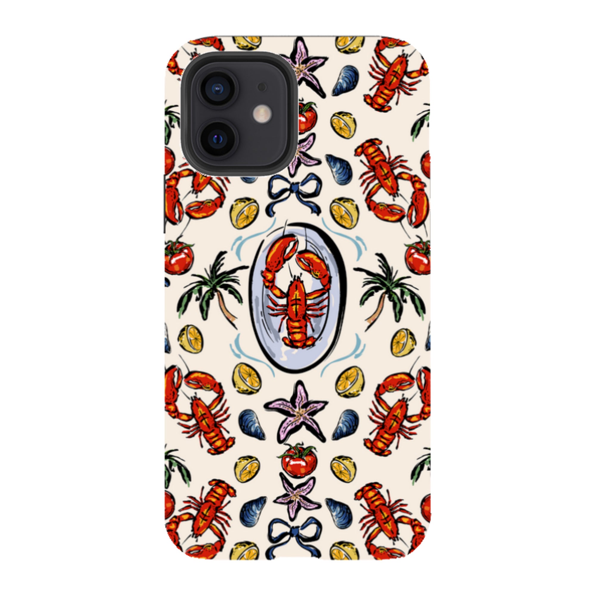 iPhone Case - Seafood and Palm Trees