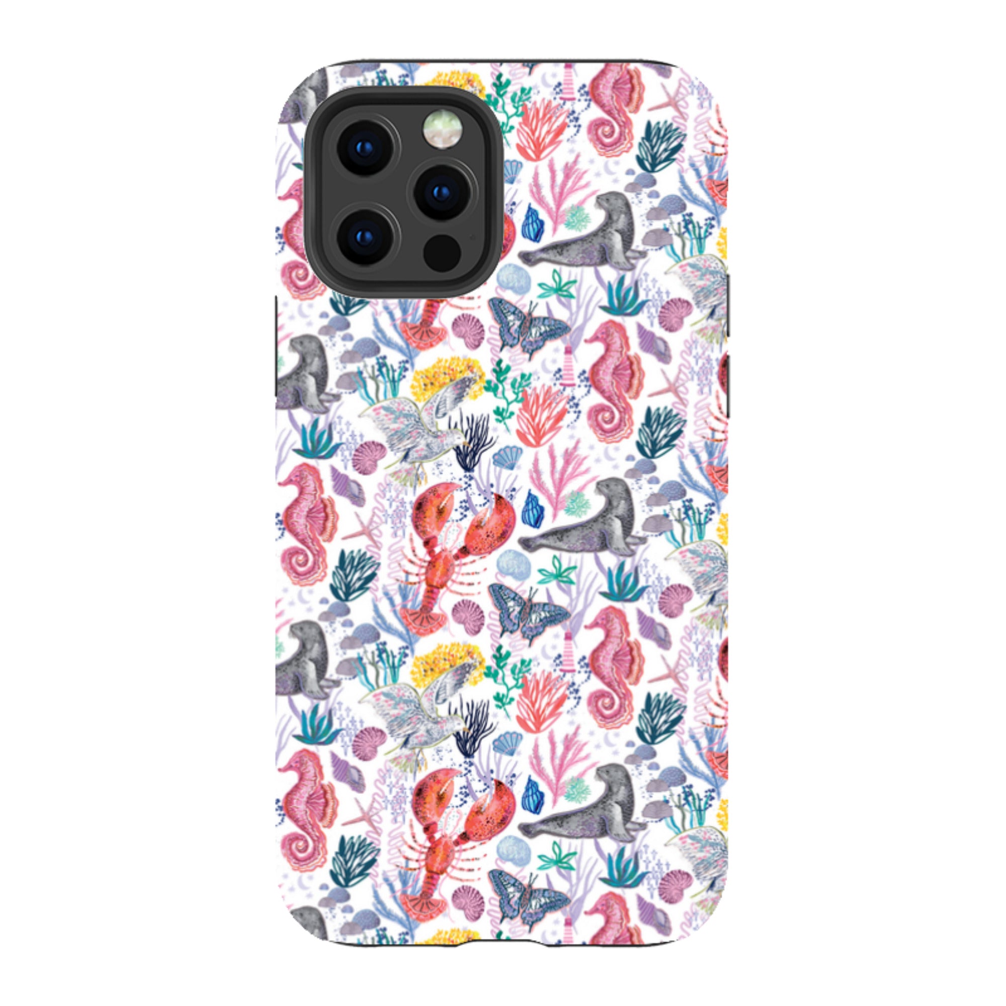 iPhone Case - Coastline Pattern-B By Emma Frances Grant